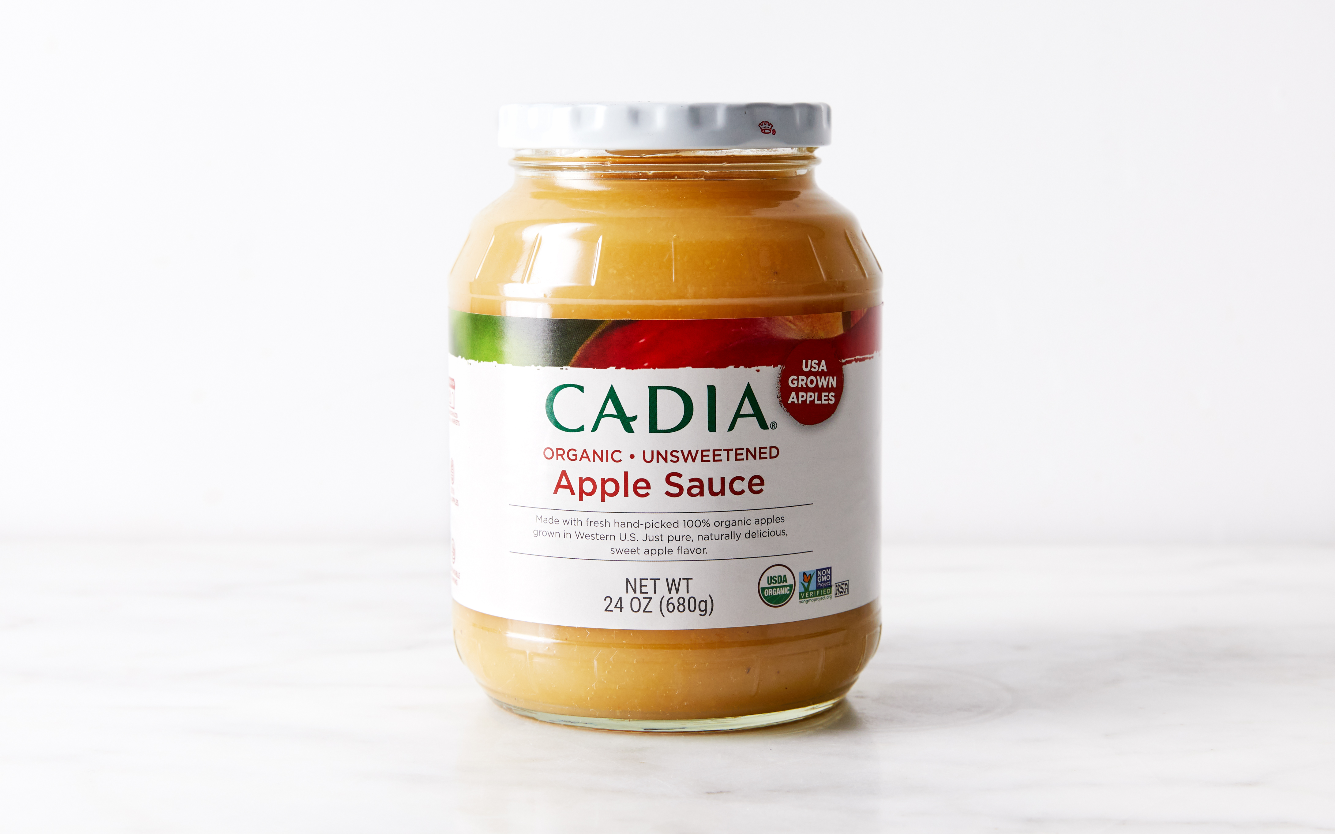 Organic Unsweetened Apple Sauce 24 oz Cadia Good Eggs