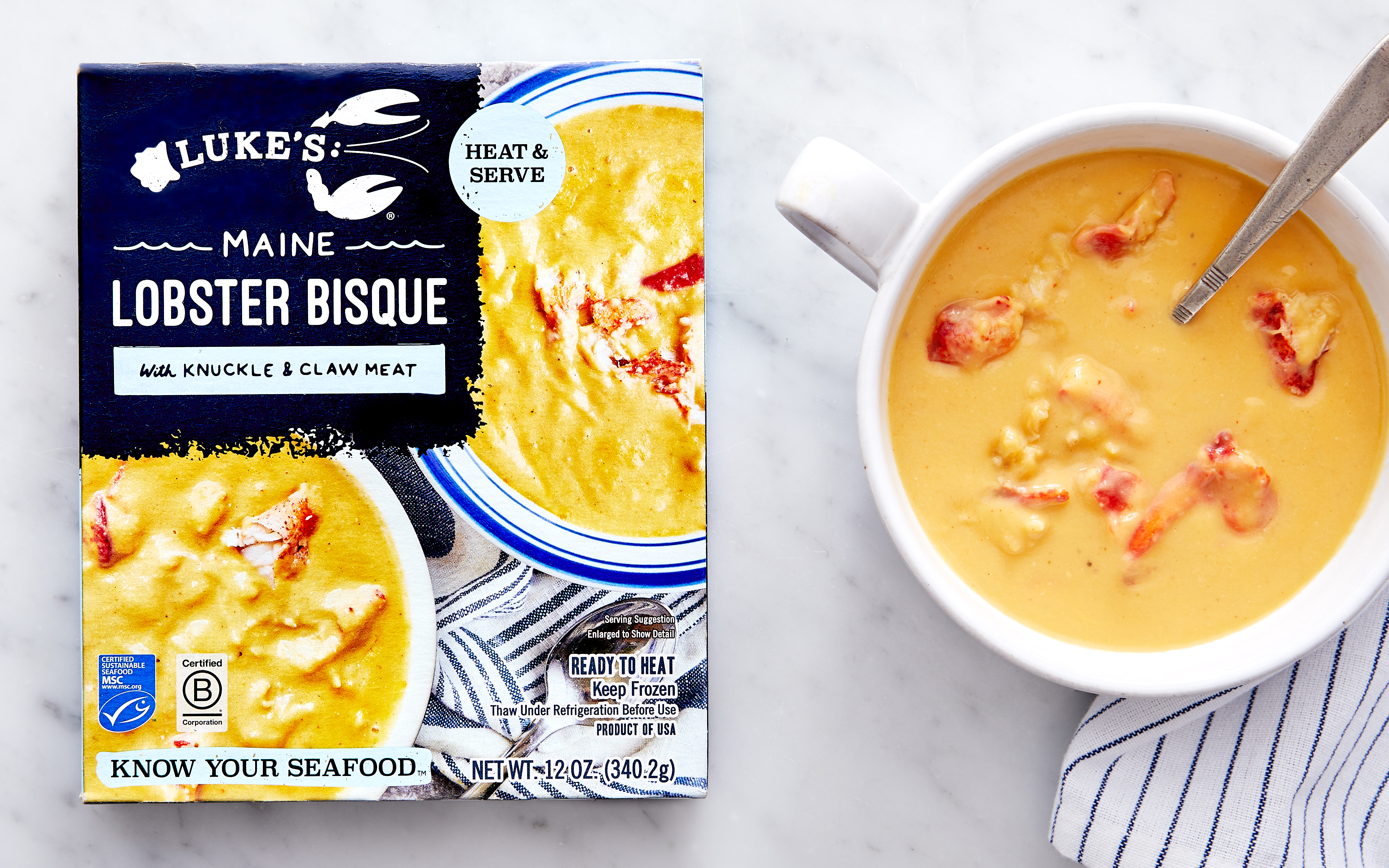 Maine Lobster Bisque (Frozen) Luke's Lobster SF Bay Good Eggs