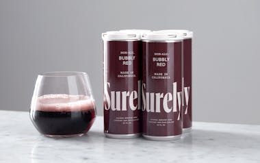 Non-Alcoholic Bubbly Red Wine