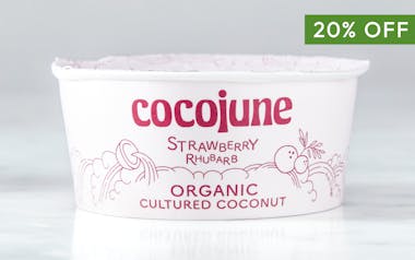 Organic Dairy-Free Strawberry Rhubarb Yogurt