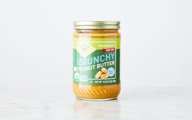 Organic Unsalted Crunchy Peanut Butter