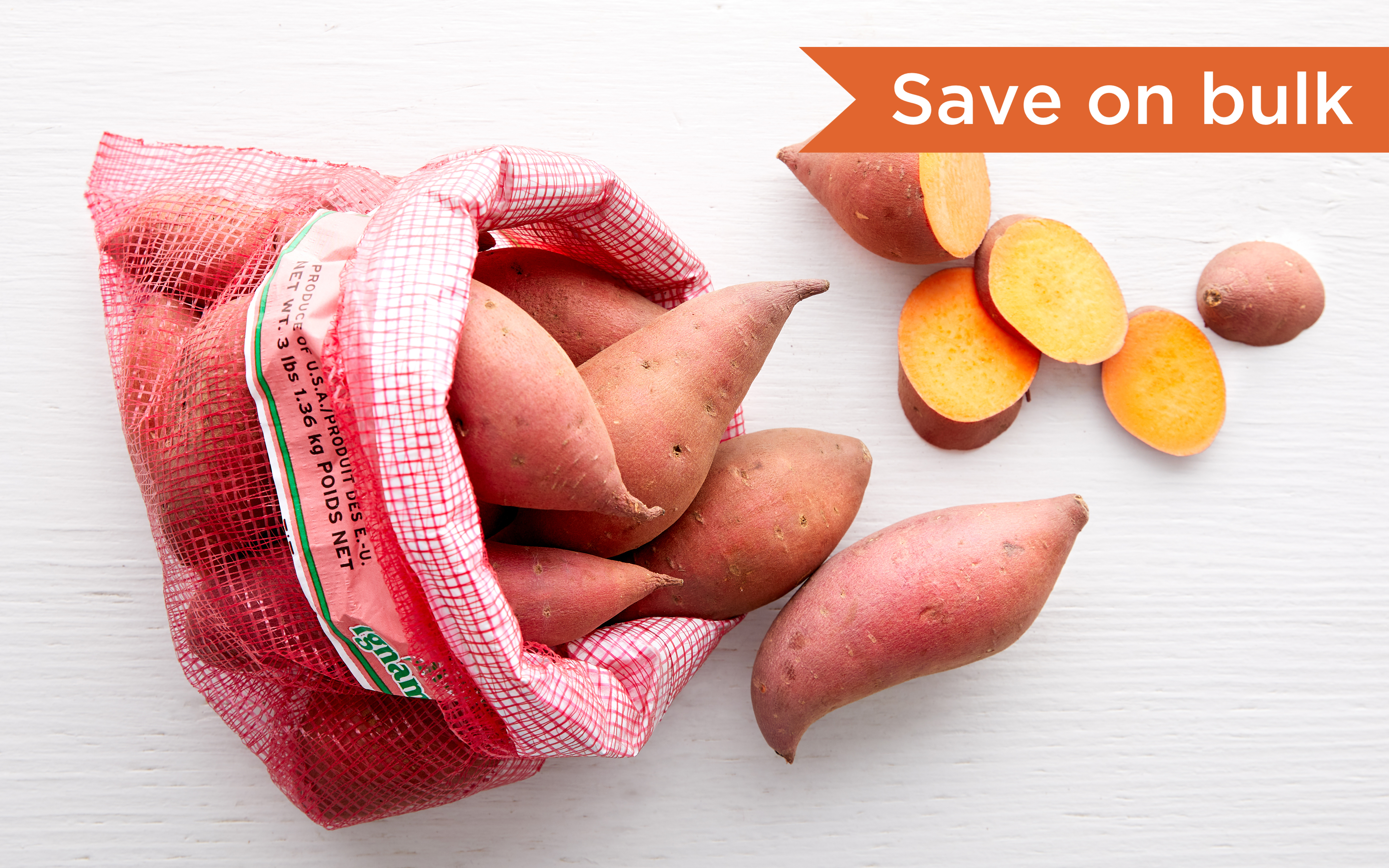 Bulk Organic Medium Sweet Potatoes A.V. Thomas Produce Good Eggs