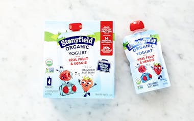 Organic Kids Strawberry Beet Berry Whole Milk Yogurt Pouches
