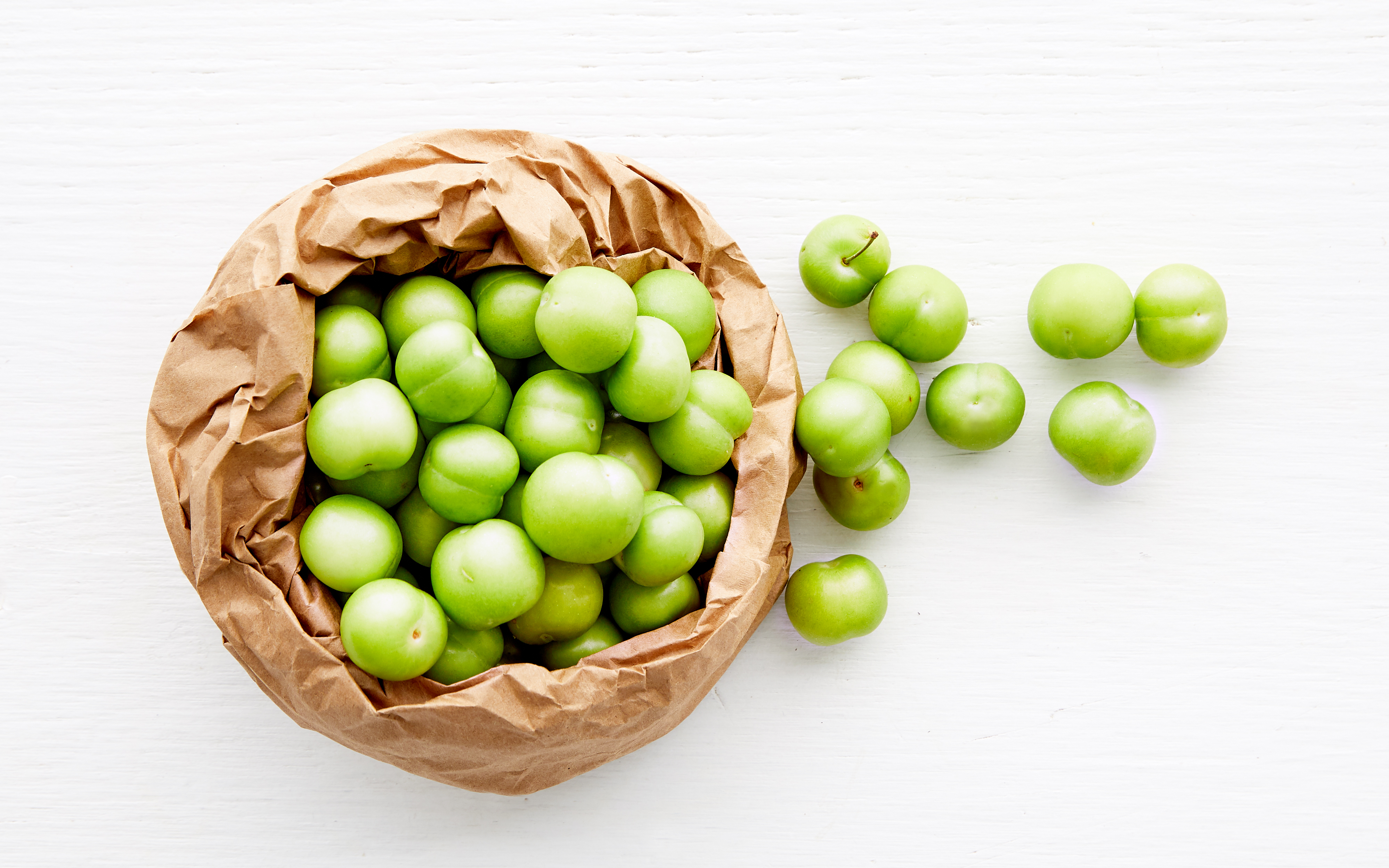 Persian Green Plums (Gojeh Sabz) 1 lb Blossom Bluff Orchards Good