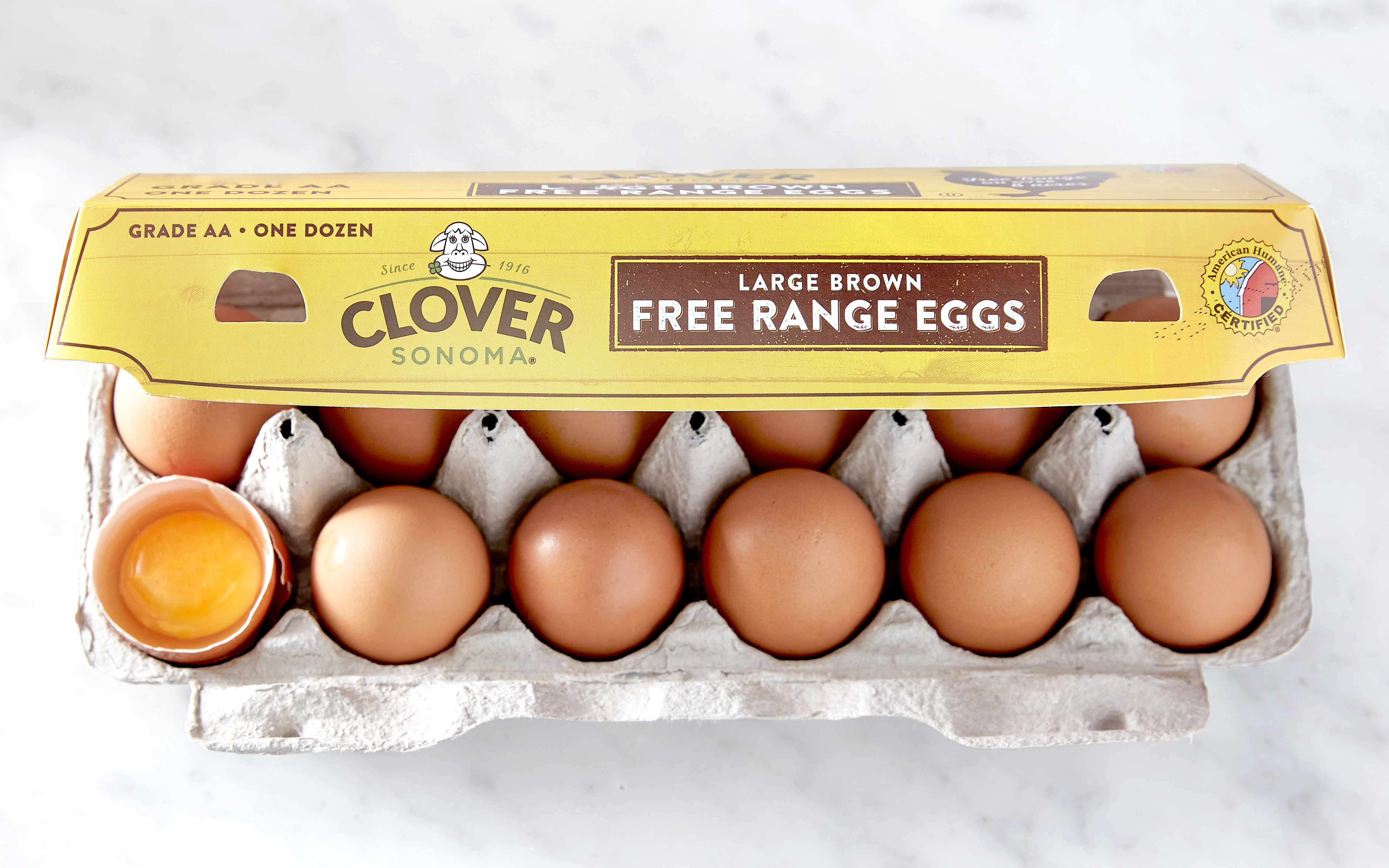 Free Range Brown Eggs (Large) 1 dozen Clover Sonoma Good Eggs