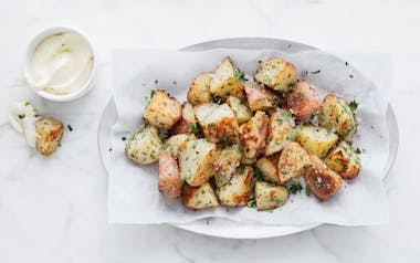 Herb-Roasted Potatoes with Garlic Aioli