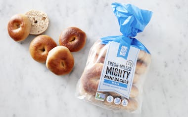 Plain Mighty Mini Bagels