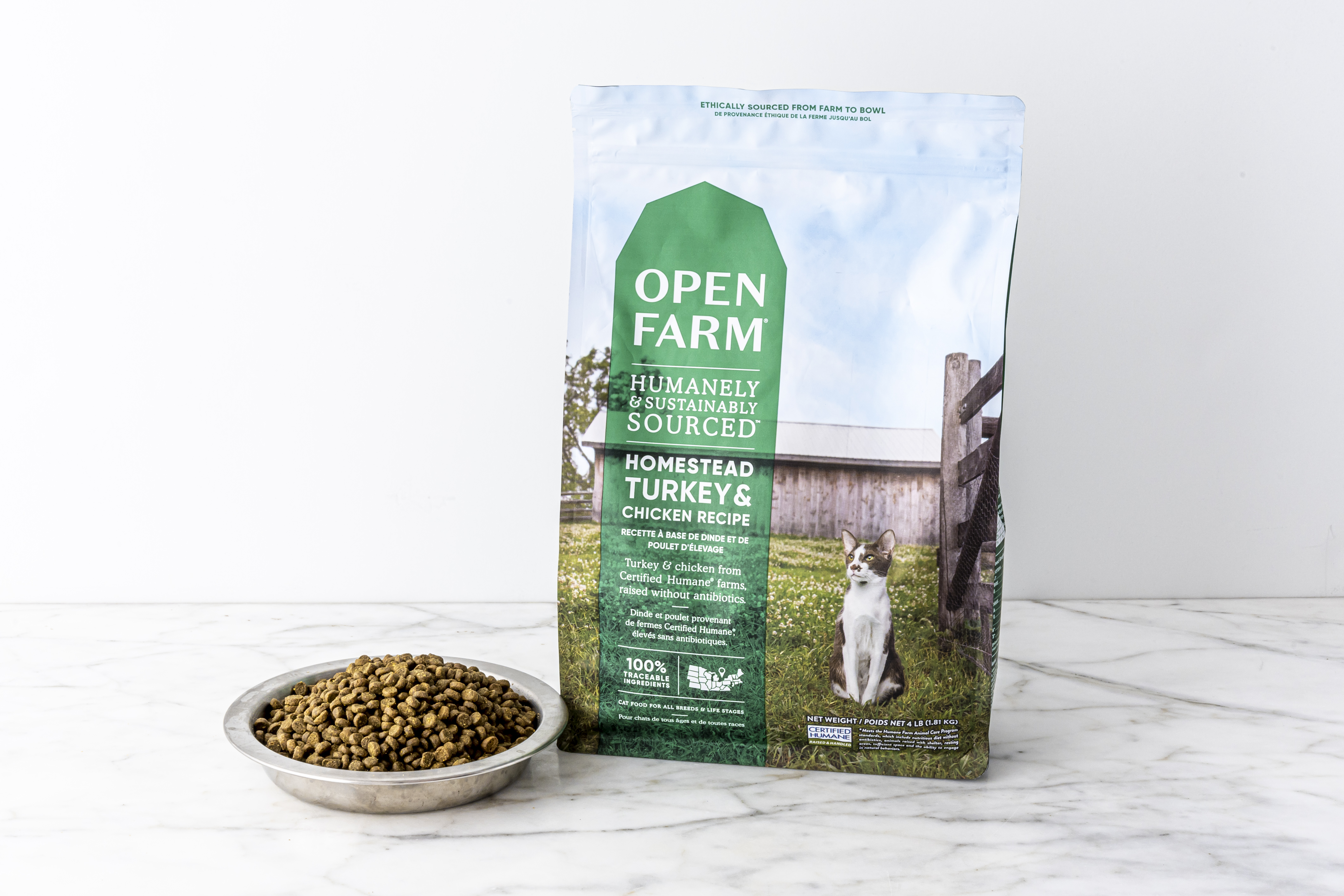 Open farm hotsell cat food