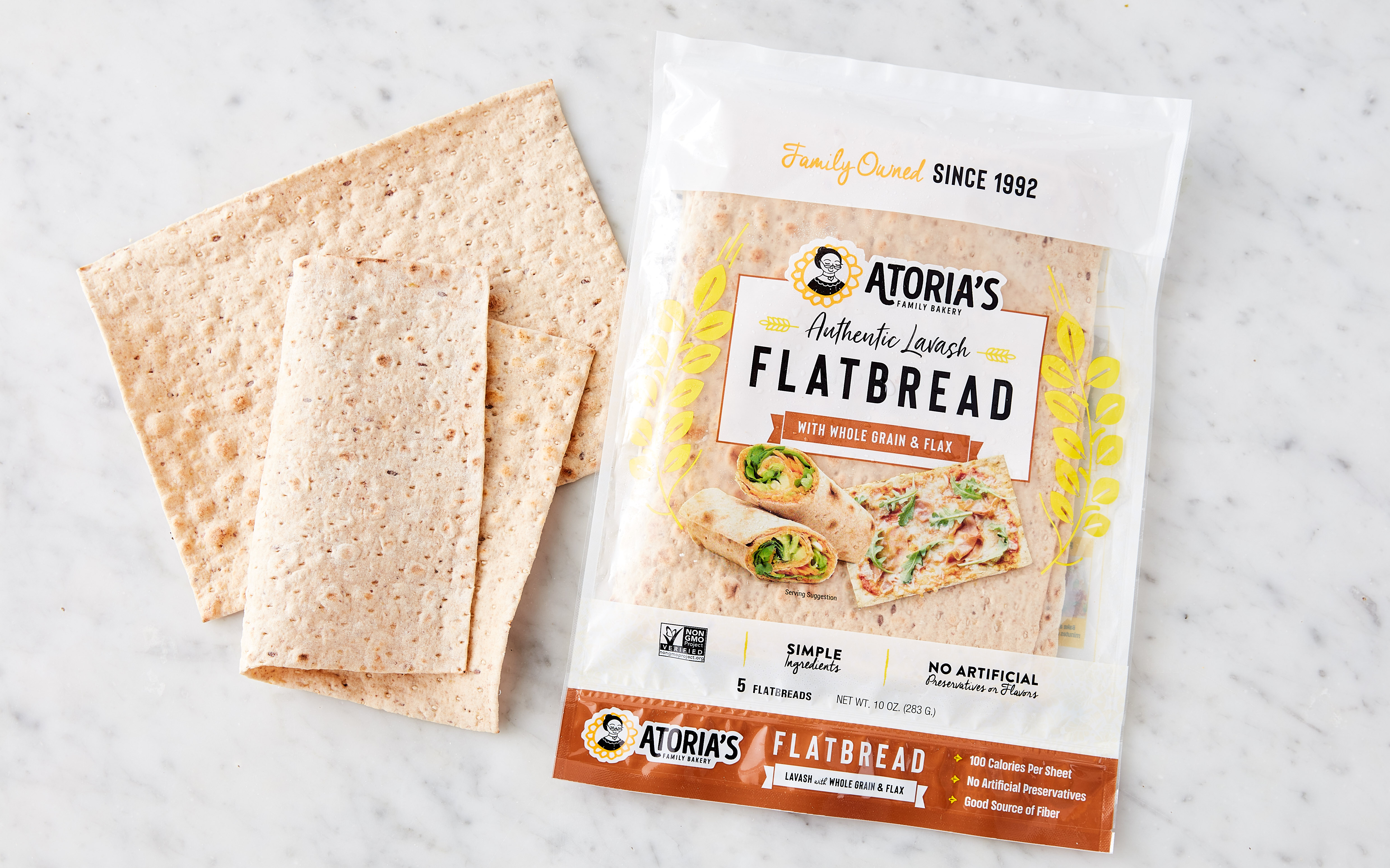 Whole Grain Lavash 10 oz Atoria's Family Bakery Good Eggs