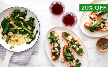 Garlicky Toasts with Broccoli Rabe & White Beans Kit