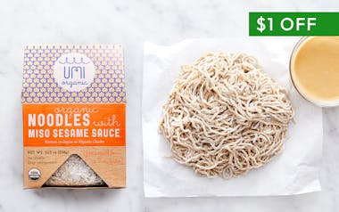 Organic Noodles with Miso Sesame Sauce