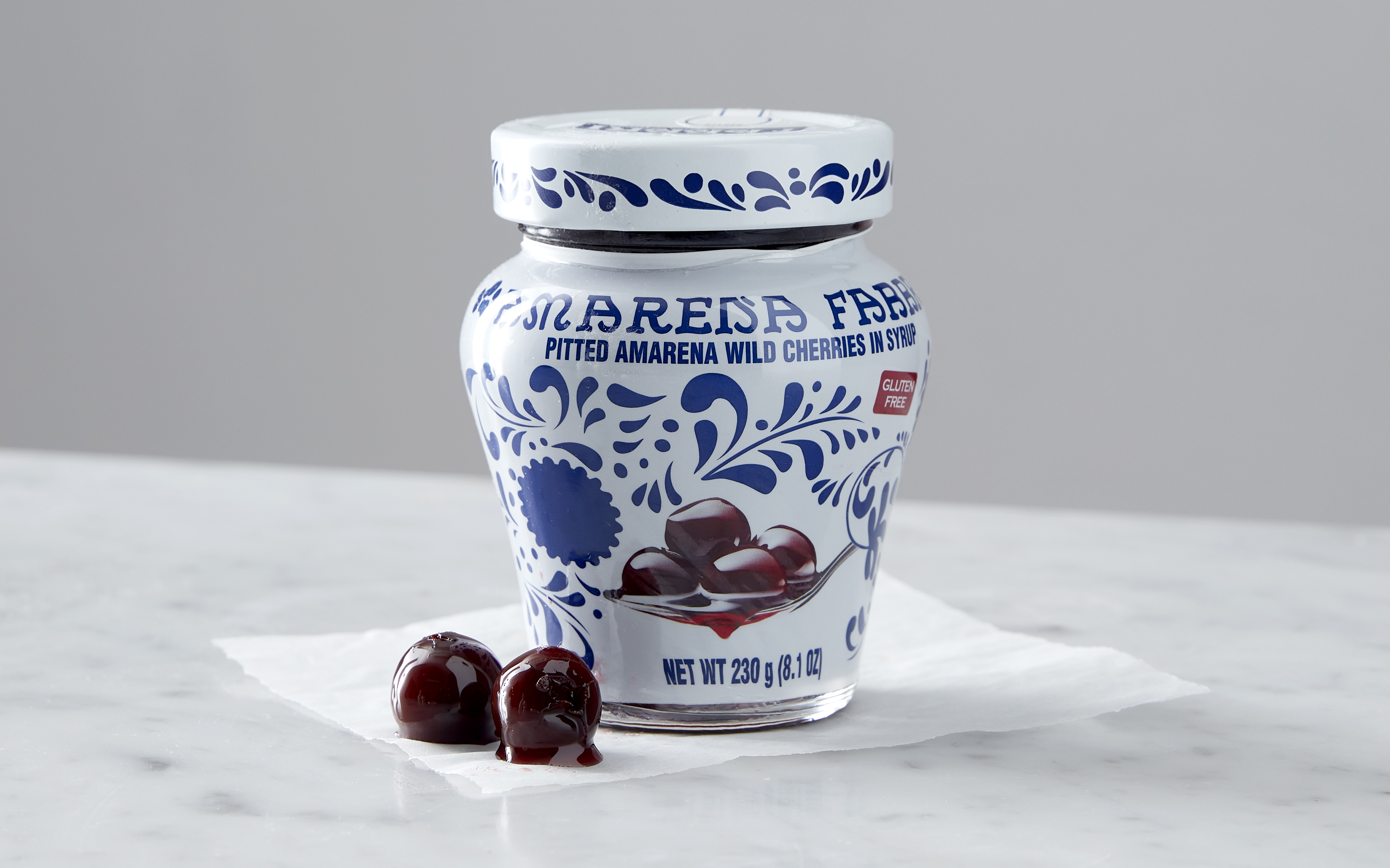 Pitted Amarena Wild Cherries in Syrup 8 oz Fabbri 1905 Good Eggs