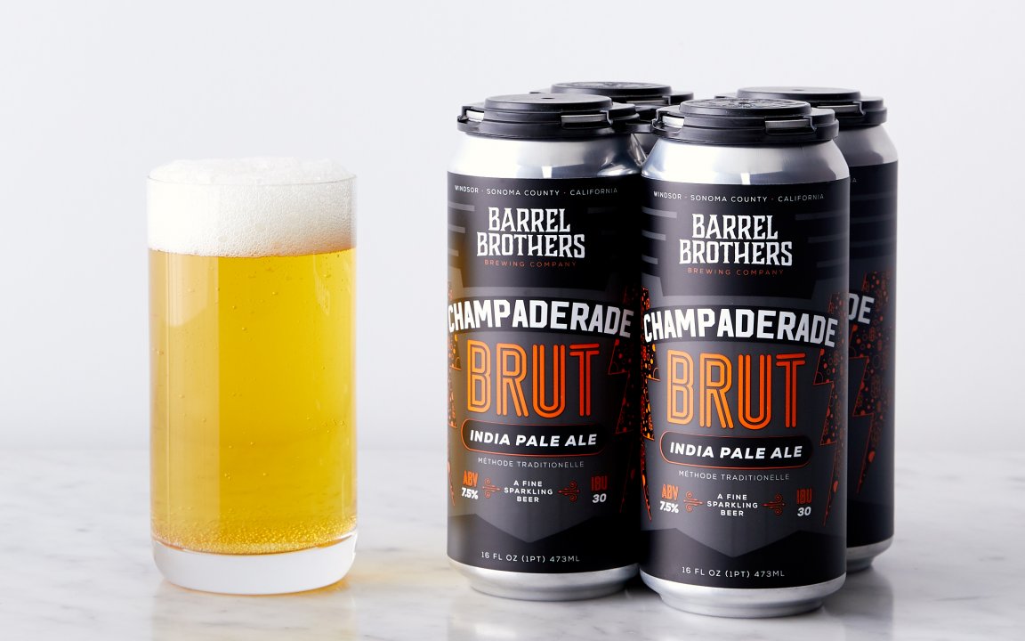 Champaderade Brut IPA 4 count Barrel Brothers Brewing Company