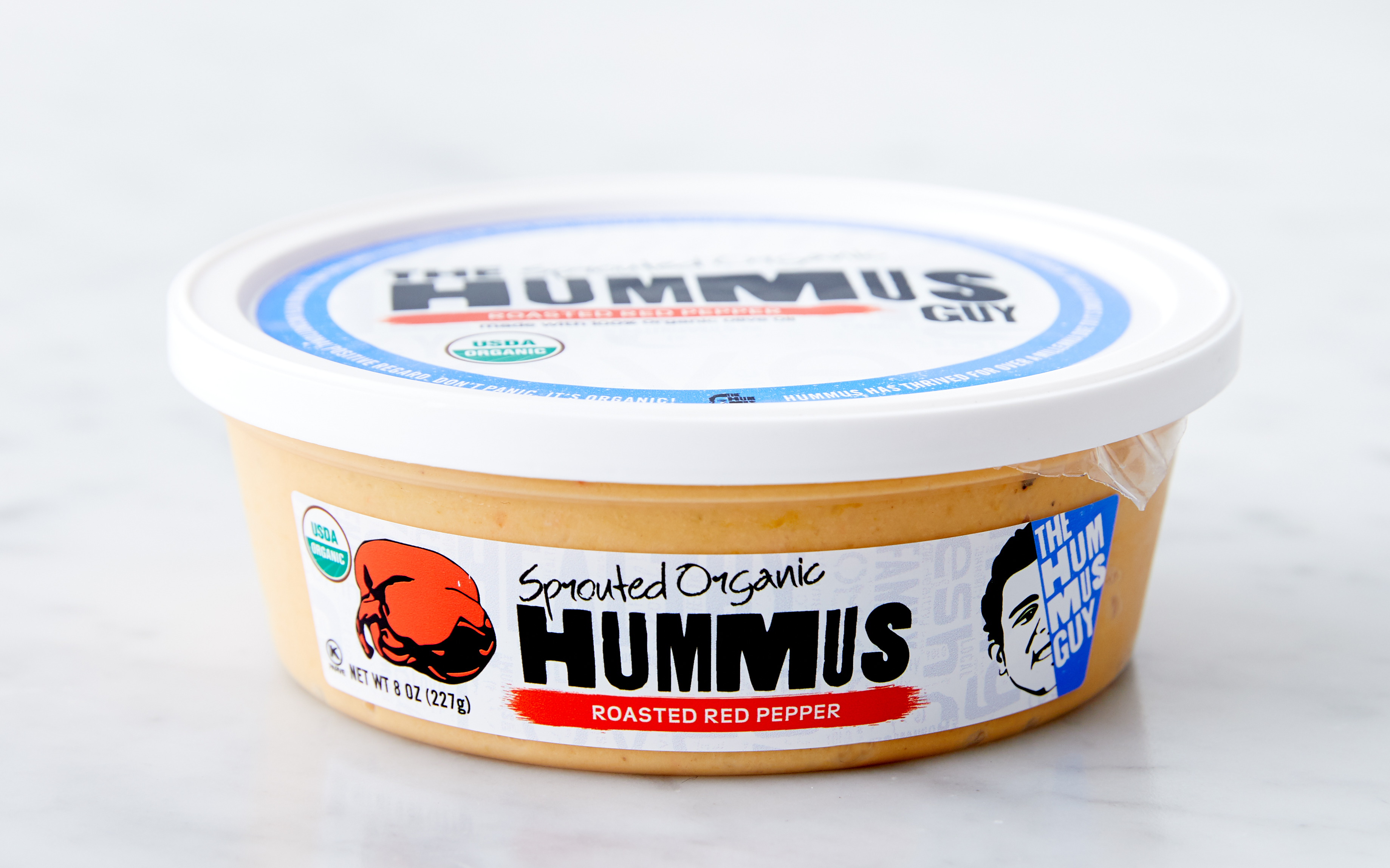 Organic Roasted Red Pepper Hummus 8 oz The Hummus Guy Good Eggs
