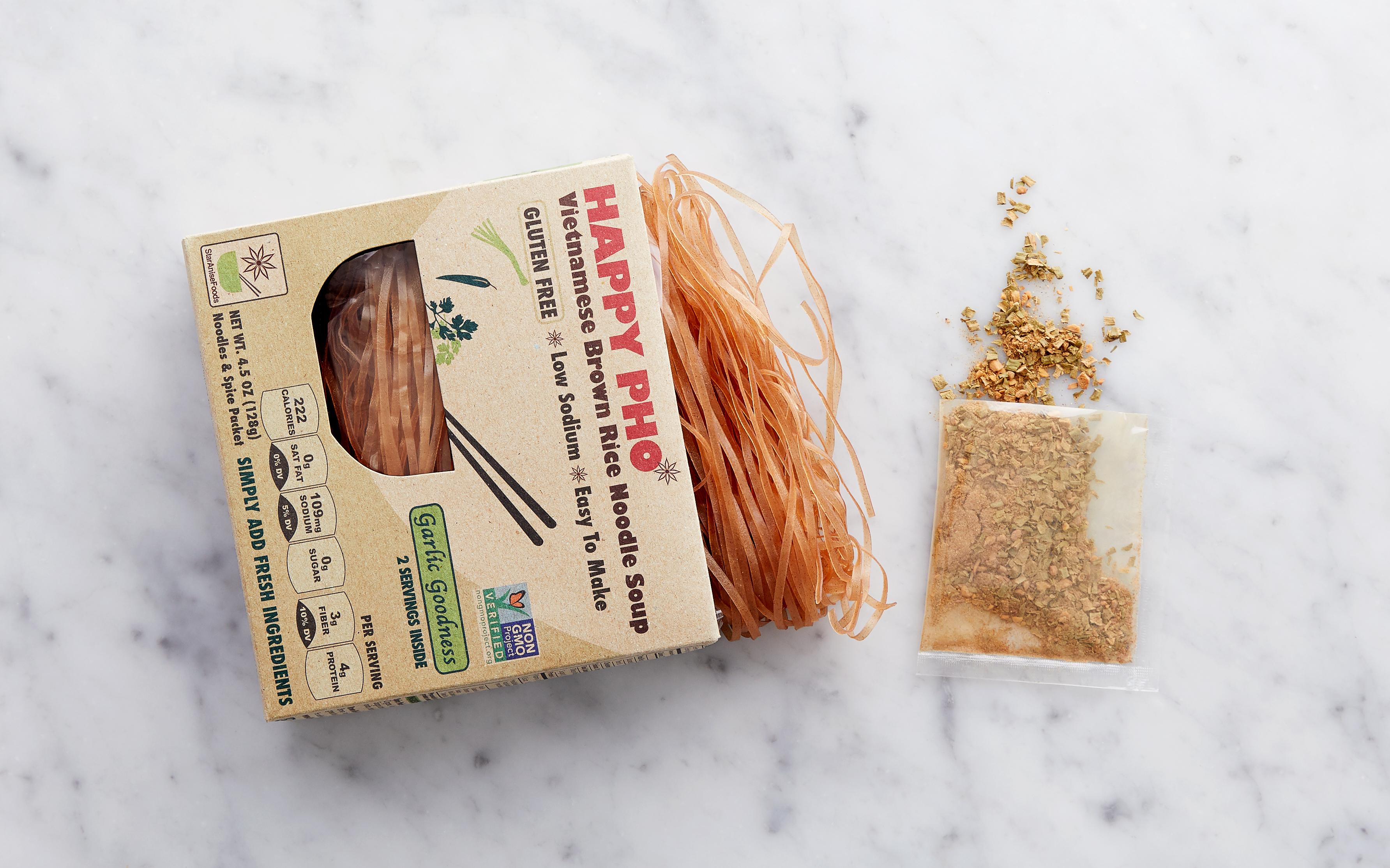 Vietnamese Garlic Pho With Brown Rice Noodles Star Anise Foods Sf Bay Good Eggs