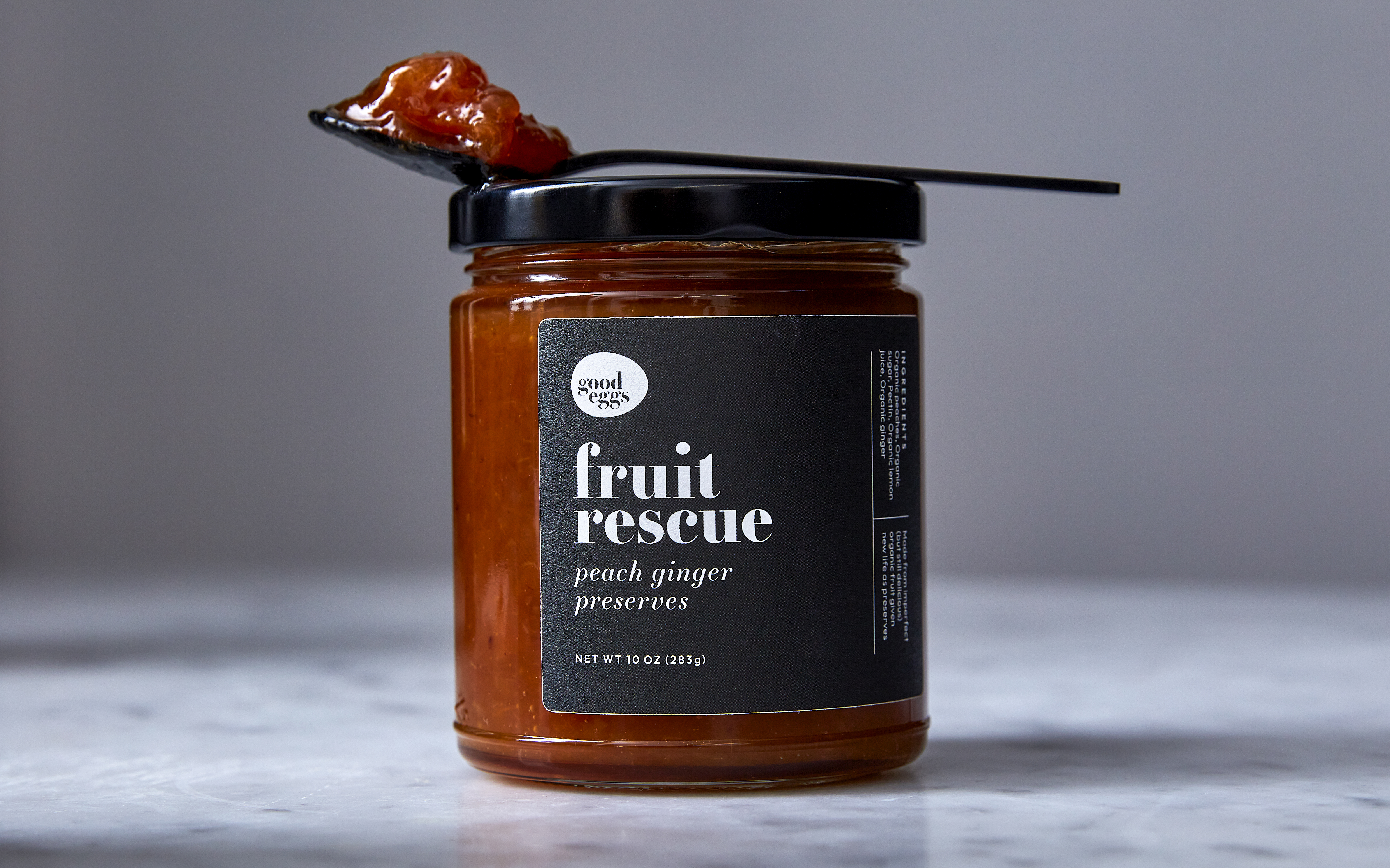 Peach Ginger Preserves 10 oz Preserve Farm Kitchens Good Eggs