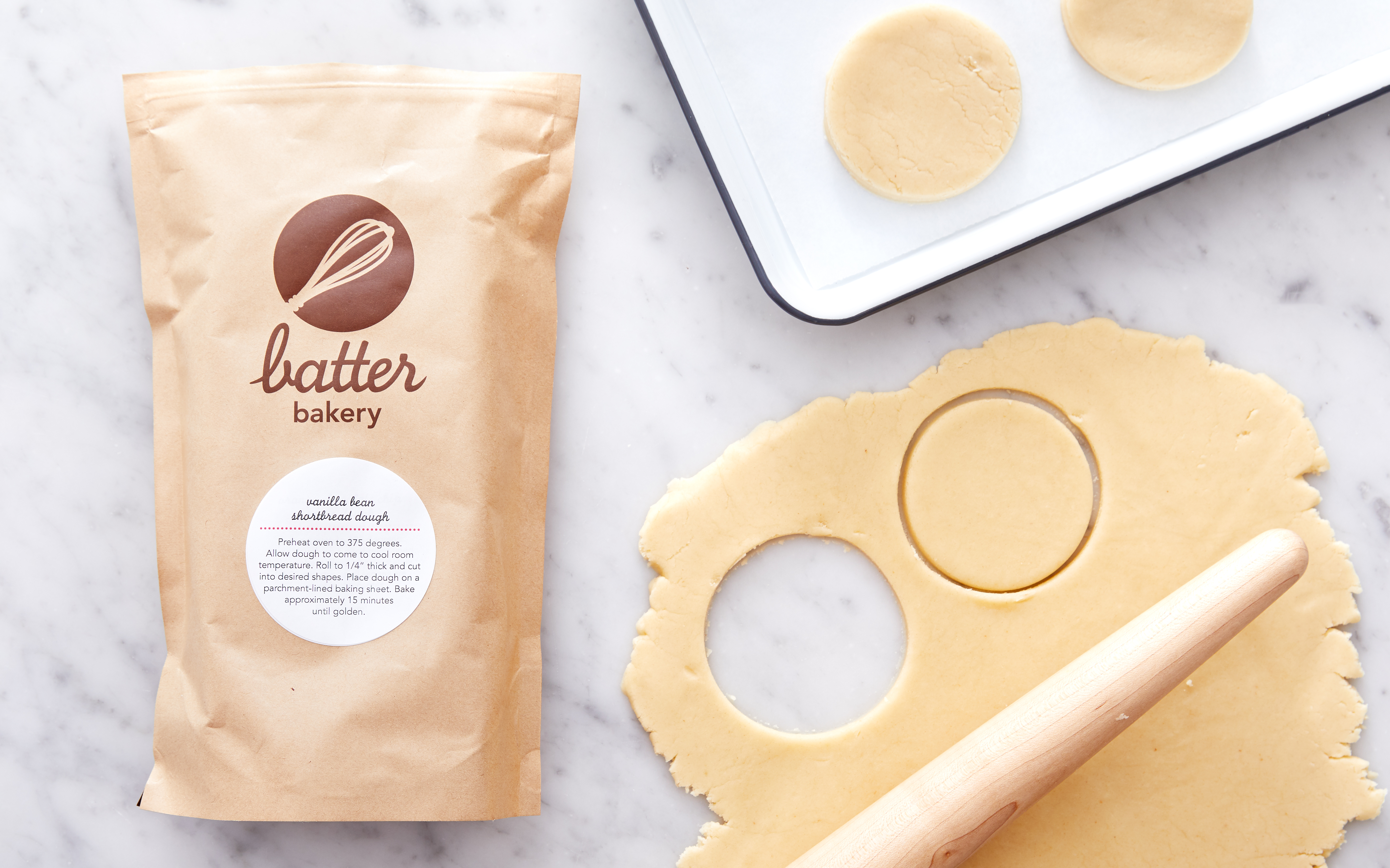 Vanilla Bean Shortbread Dough 32 oz Batter Bakery Good Eggs