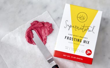 Colorful Red Frosting Mix
