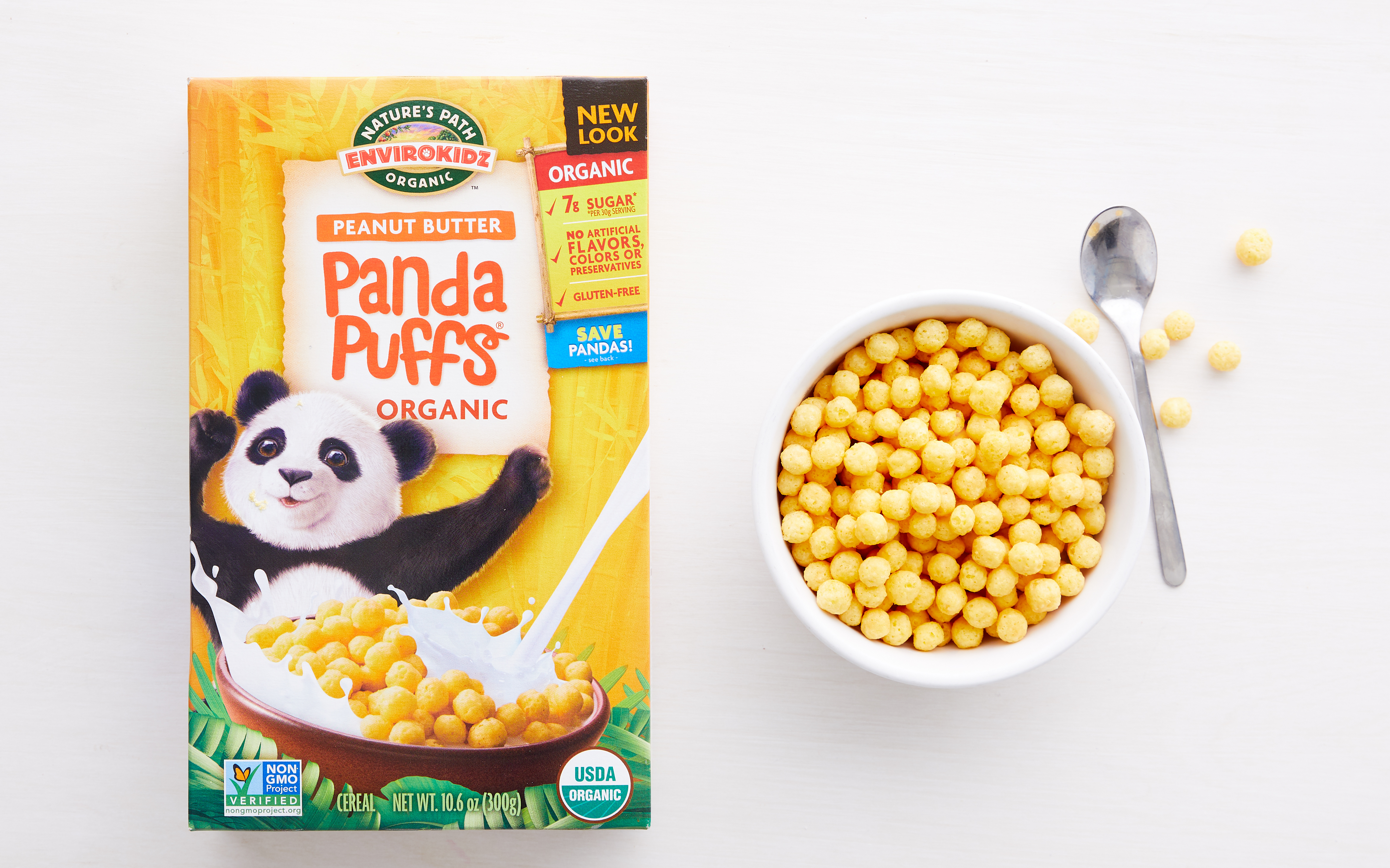 Organic Peanut Butter Panda Puffs Nature's Path SF Bay Good Eggs