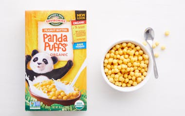 Organic Peanut Butter Panda Puffs