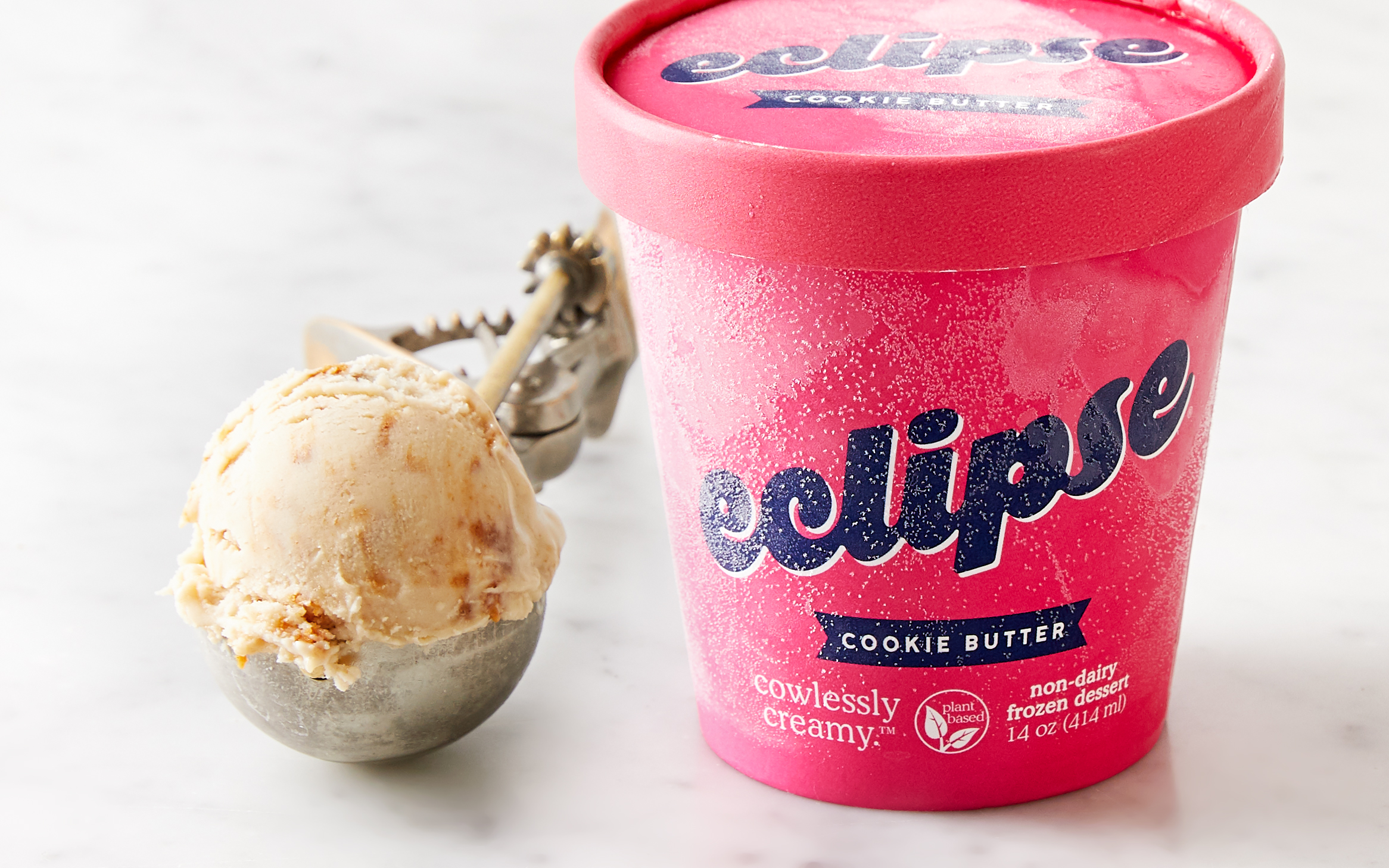 Cookie Butter NonDairy Ice Cream 14 oz Eclipse Foods Good Eggs