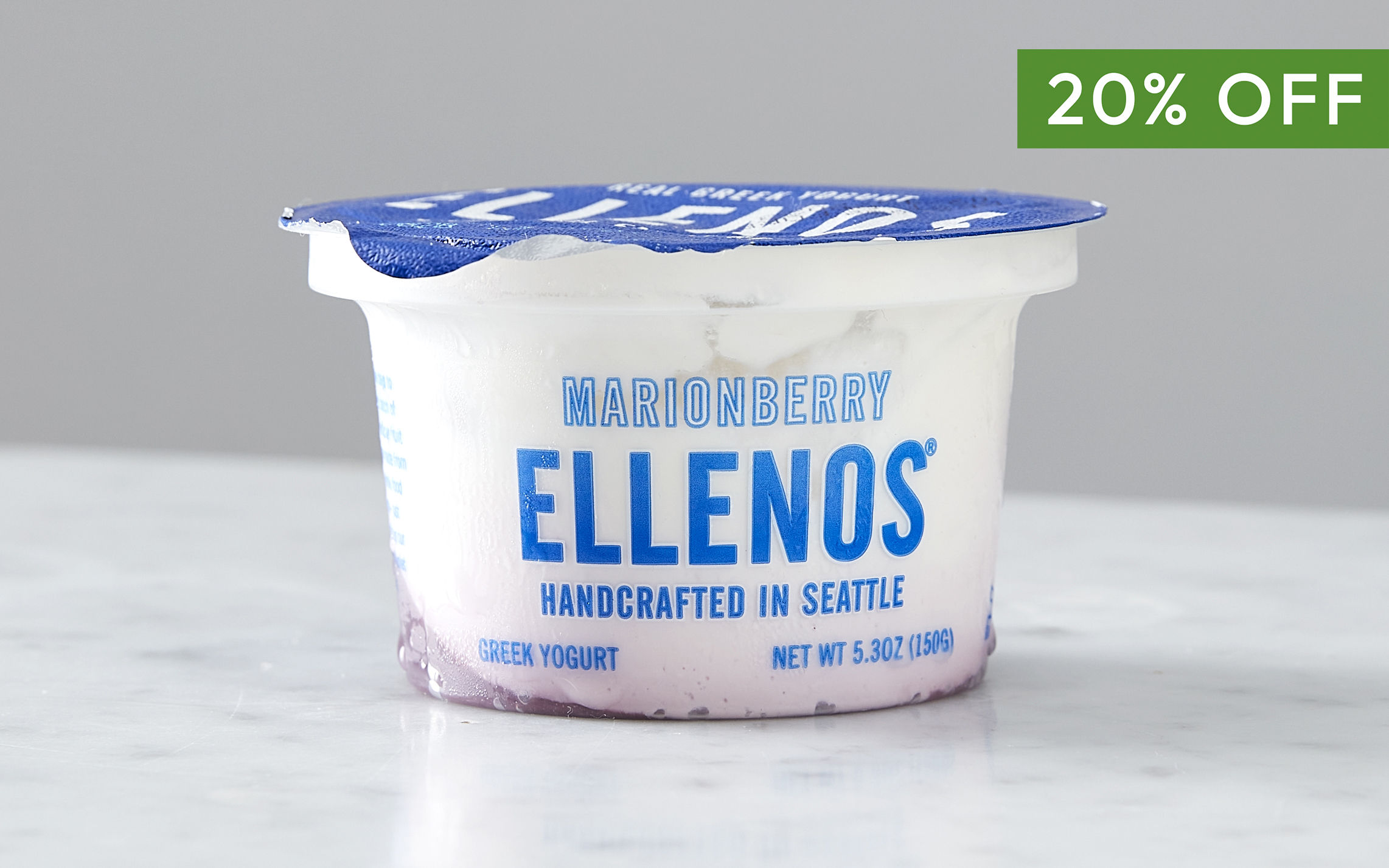 Marionberry Greek Yogurt 5.3 oz Ellenos Yogurt Good Eggs