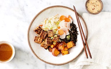 Japanese Nourish Bowl with Tamari Roasted Tofu