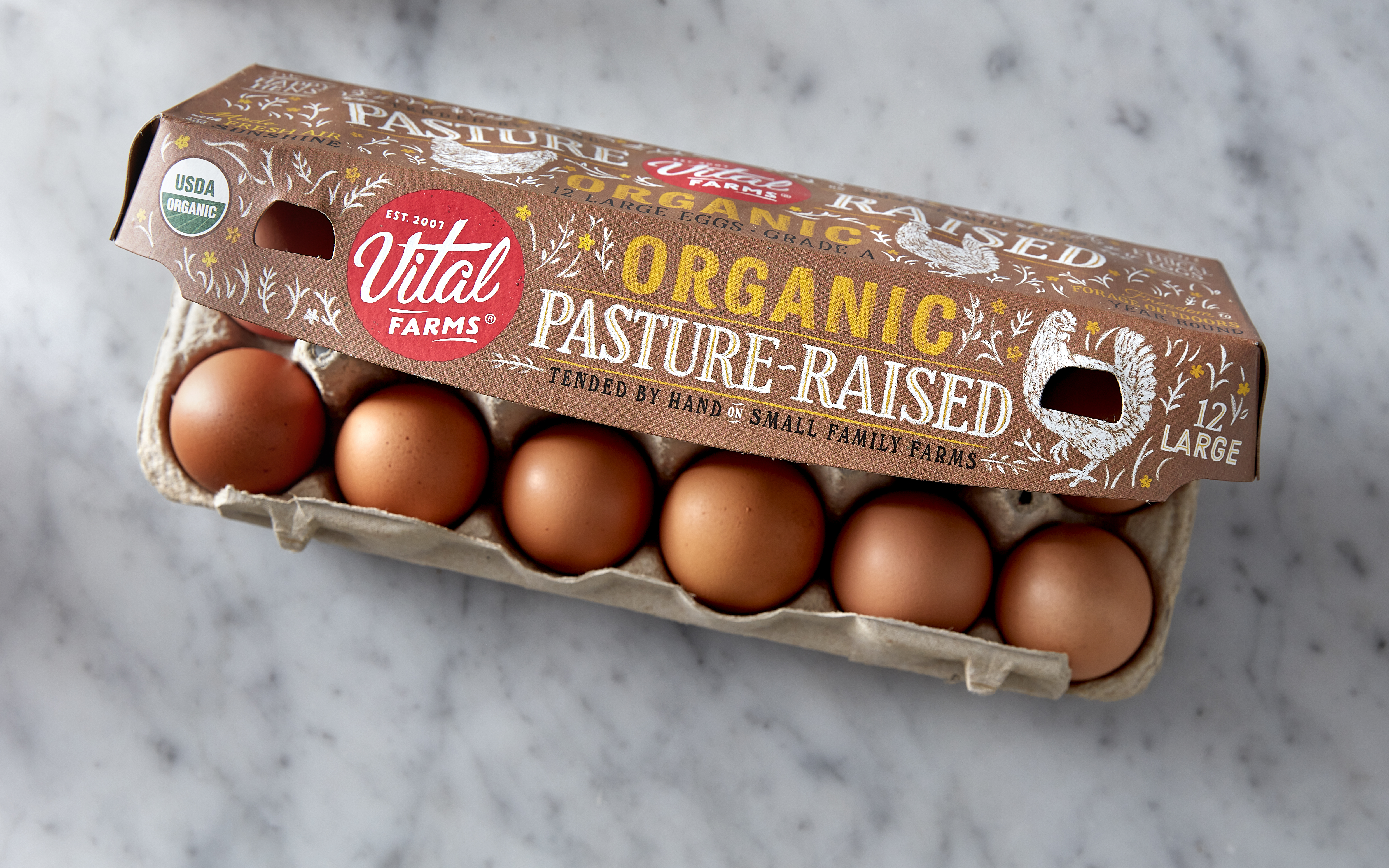 Organic Pasture Raised Eggs (Large) 1 dozen Vital Farms Good Eggs
