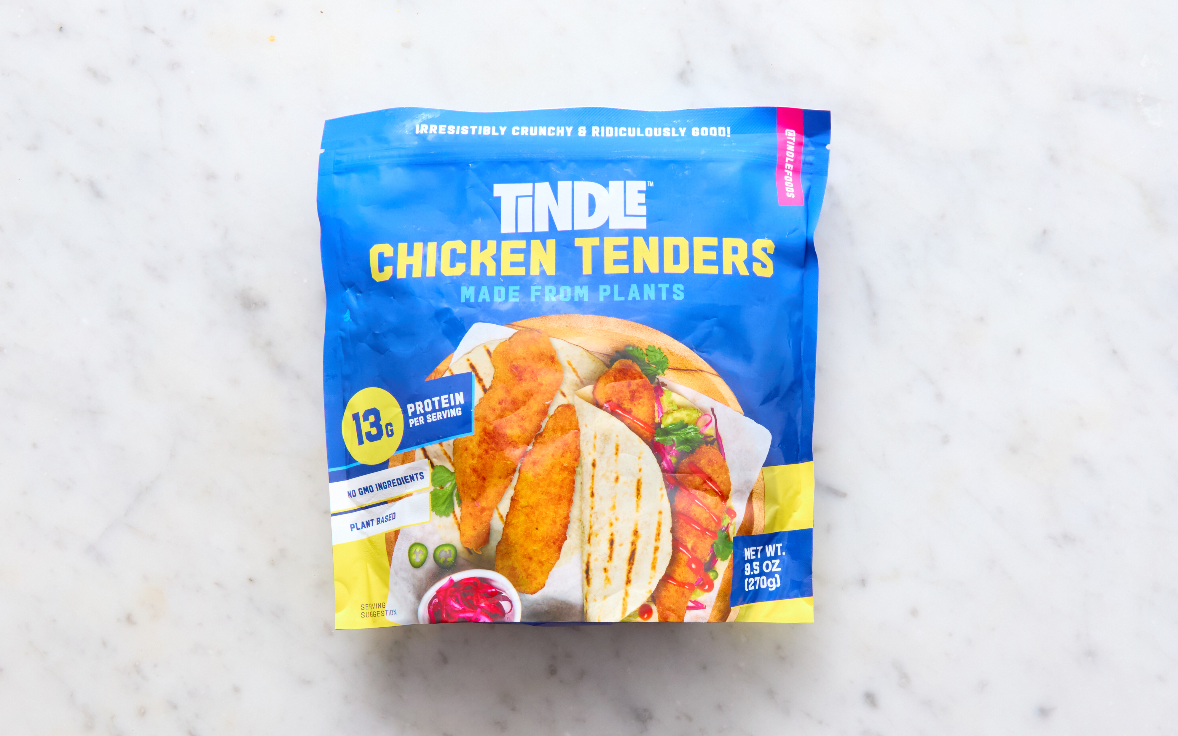 Plant-Based Chicken Tenders | 9.5 oz | Tindle | Good Eggs