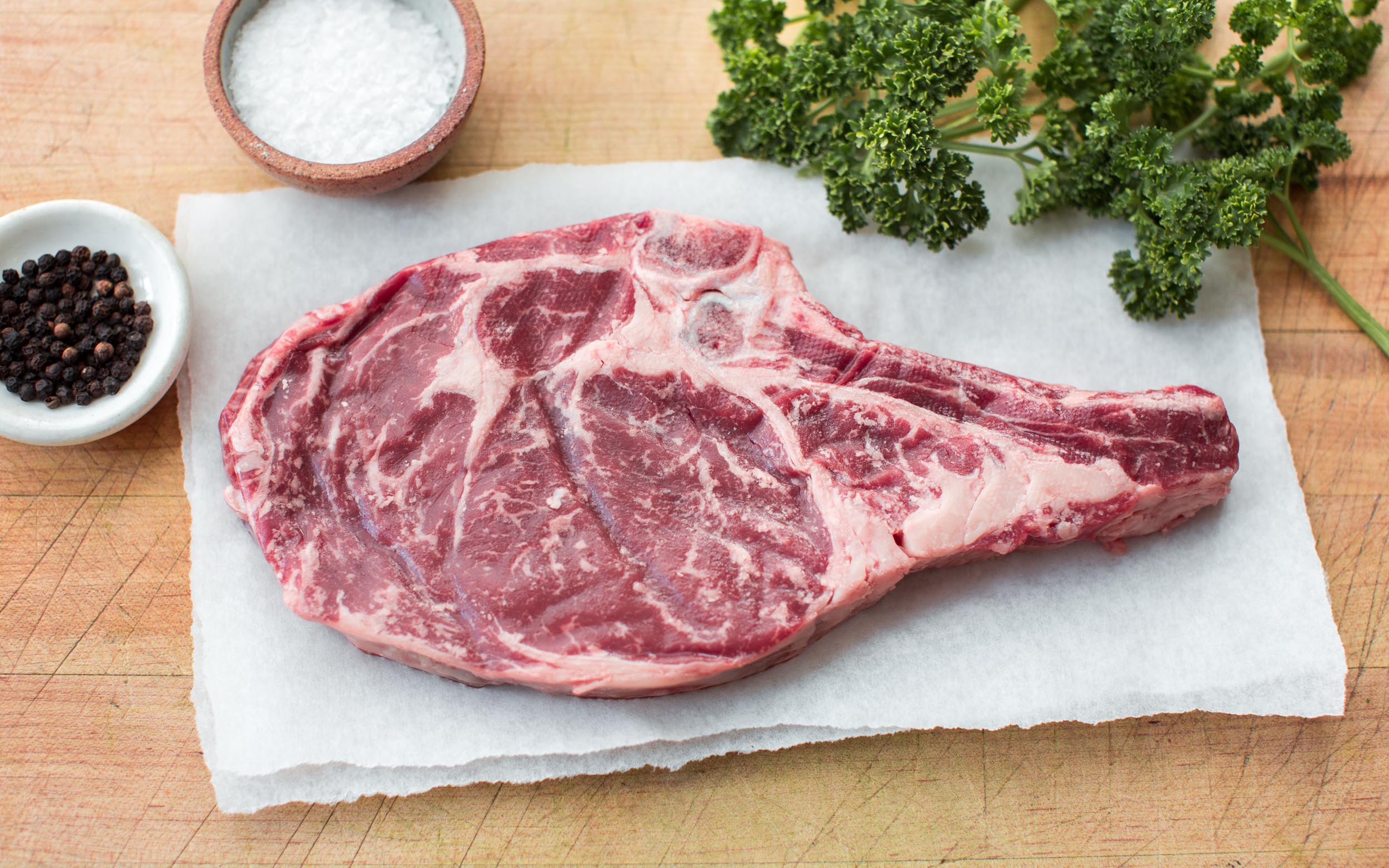 Bone In Beef Rib Eye Steak (Frozen) lb Sonoma County Meat