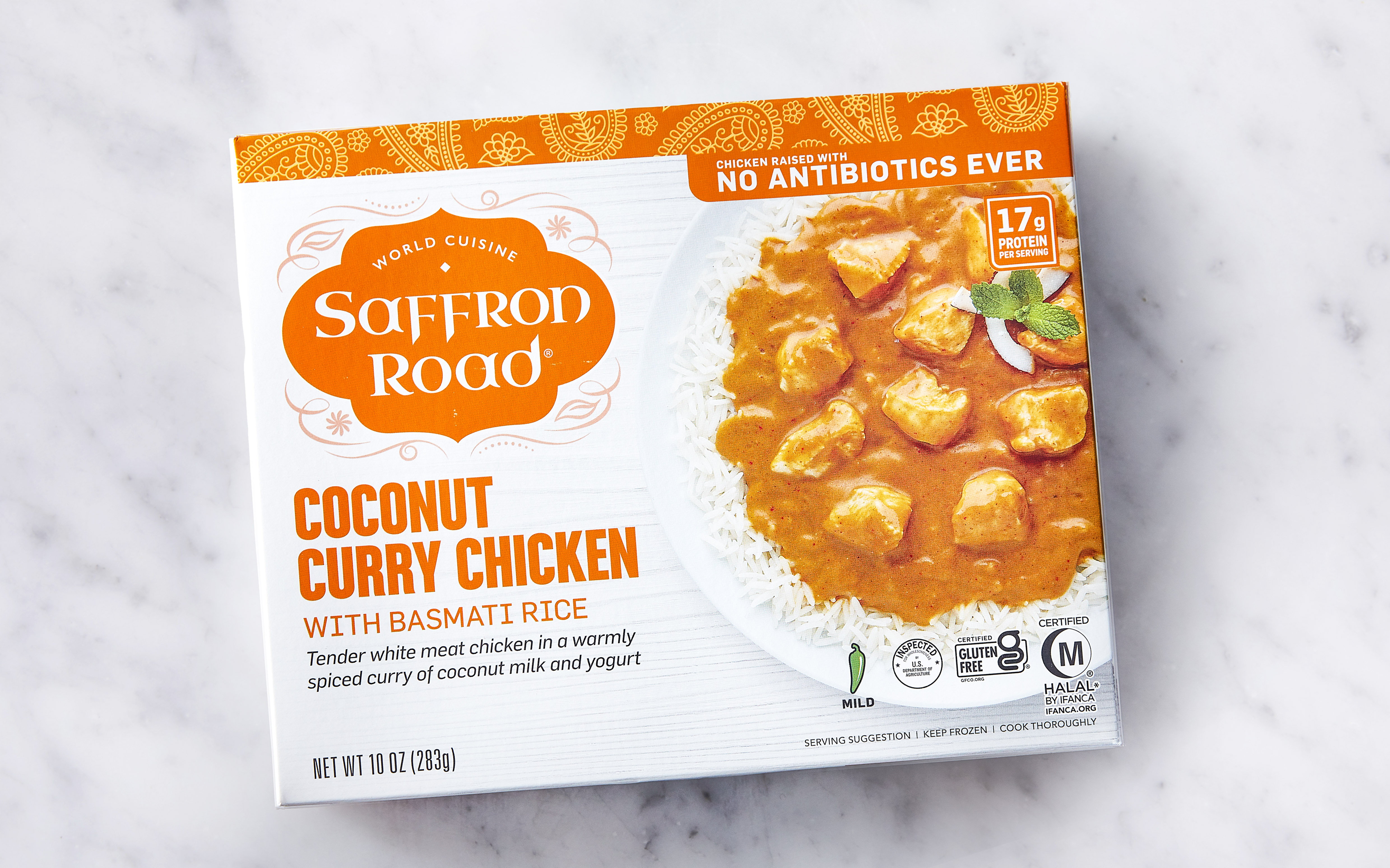 Coconut Curry Chicken with Basmati Rice 10 oz Saffron Road