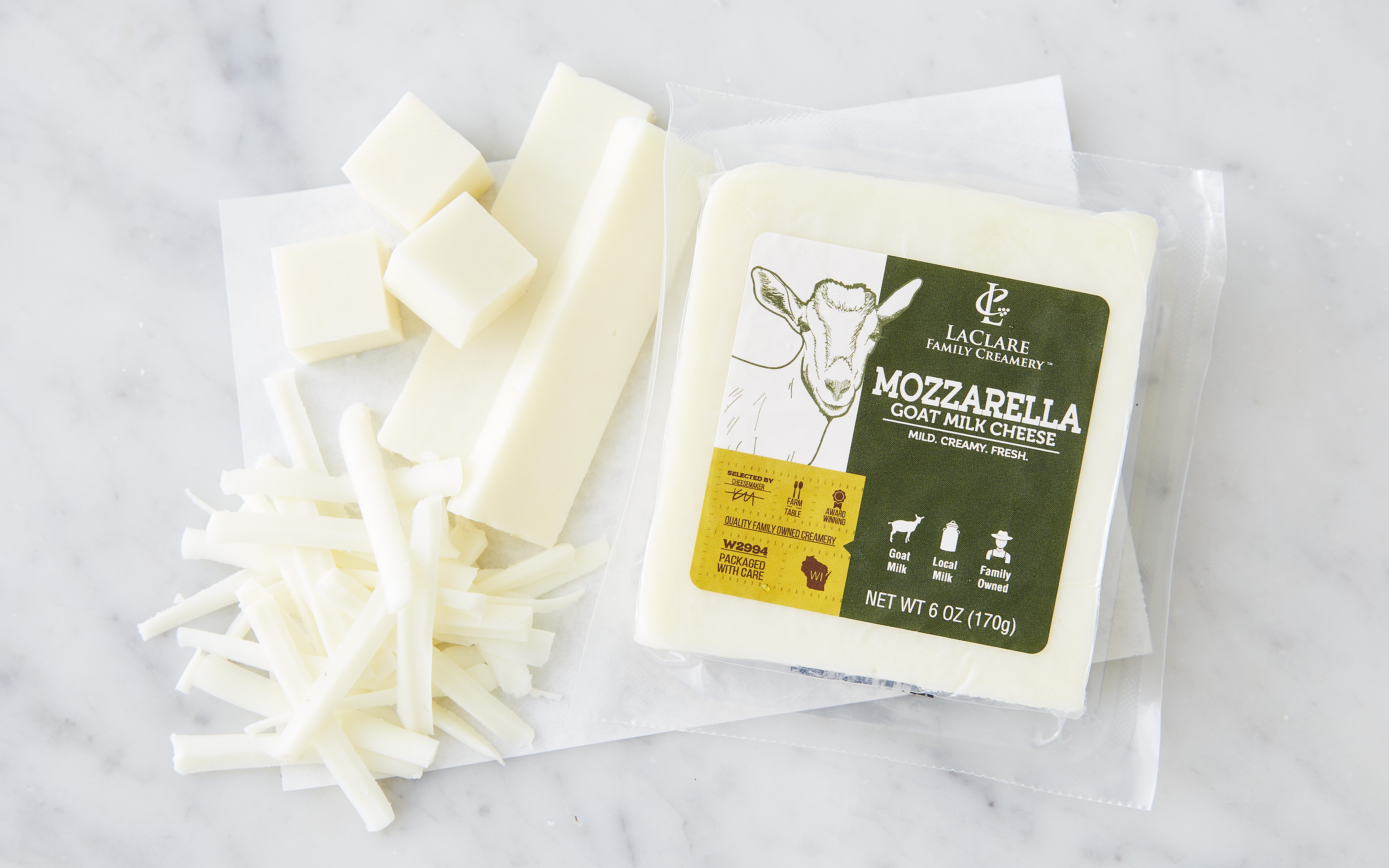 Mozzarella Goat Milk Cheese 6 oz LaClare Creamery Good Eggs