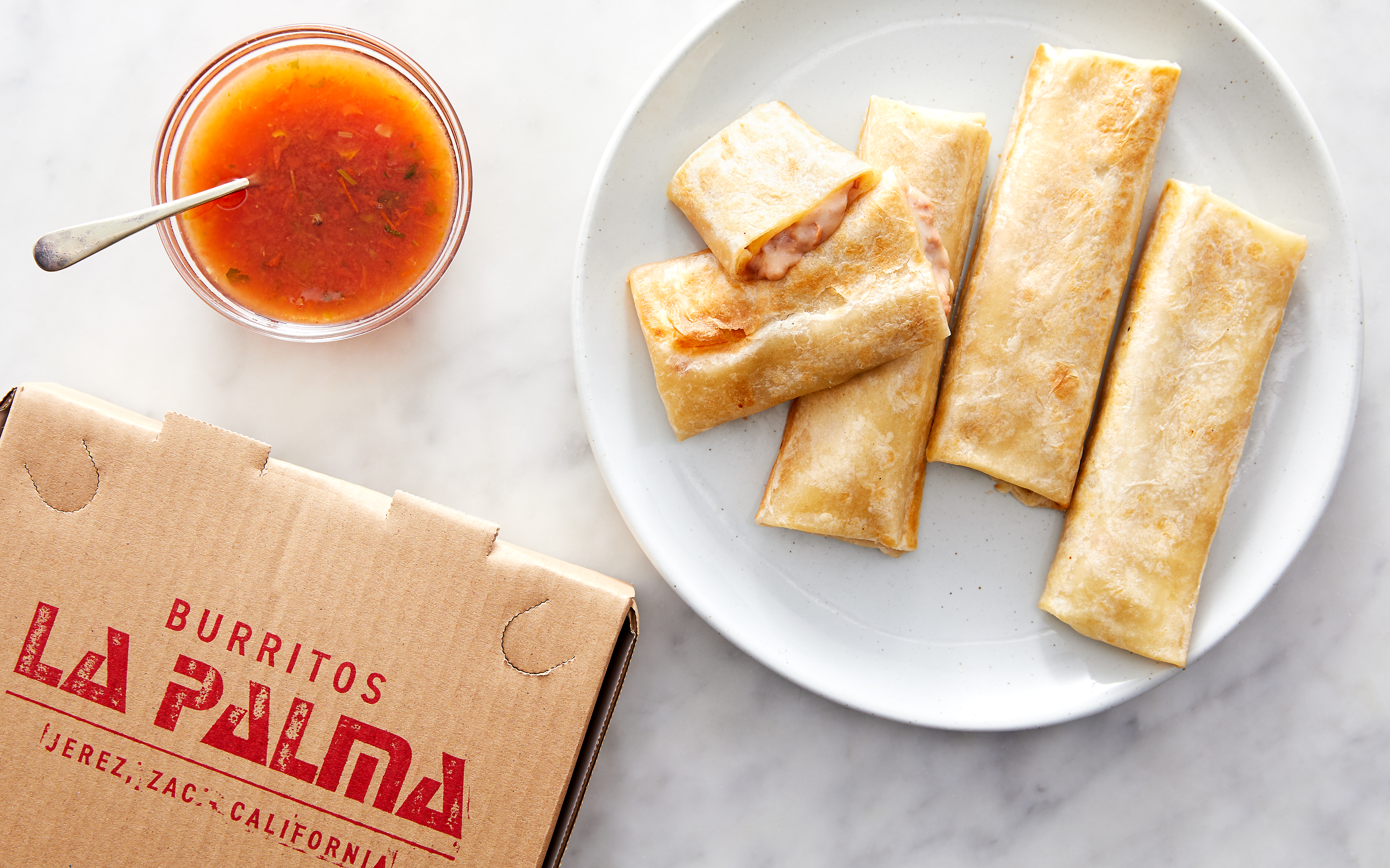 Bean & Cheese Burritos 4 count Burritos La Palma Good Eggs