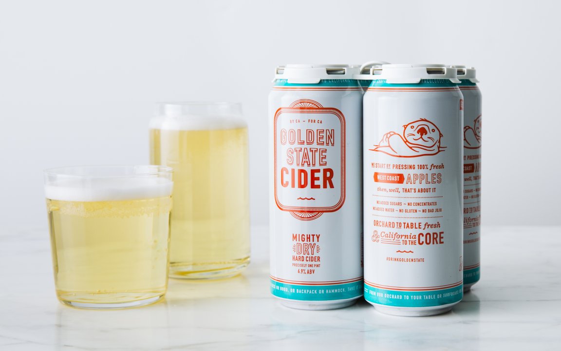Mighty Dry Hard Cider 4 count Golden State Cider Good Eggs