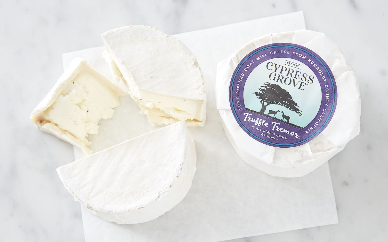 Truffle Tremor Mini Ripened Goat Milk Cheese 1 lb Cypress Grove