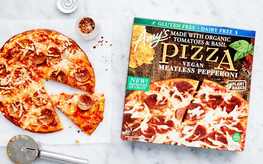 Gluten Free Vegan Meatless Pepperoni Pizza Amy S Kitchen Sf Bay Good Eggs