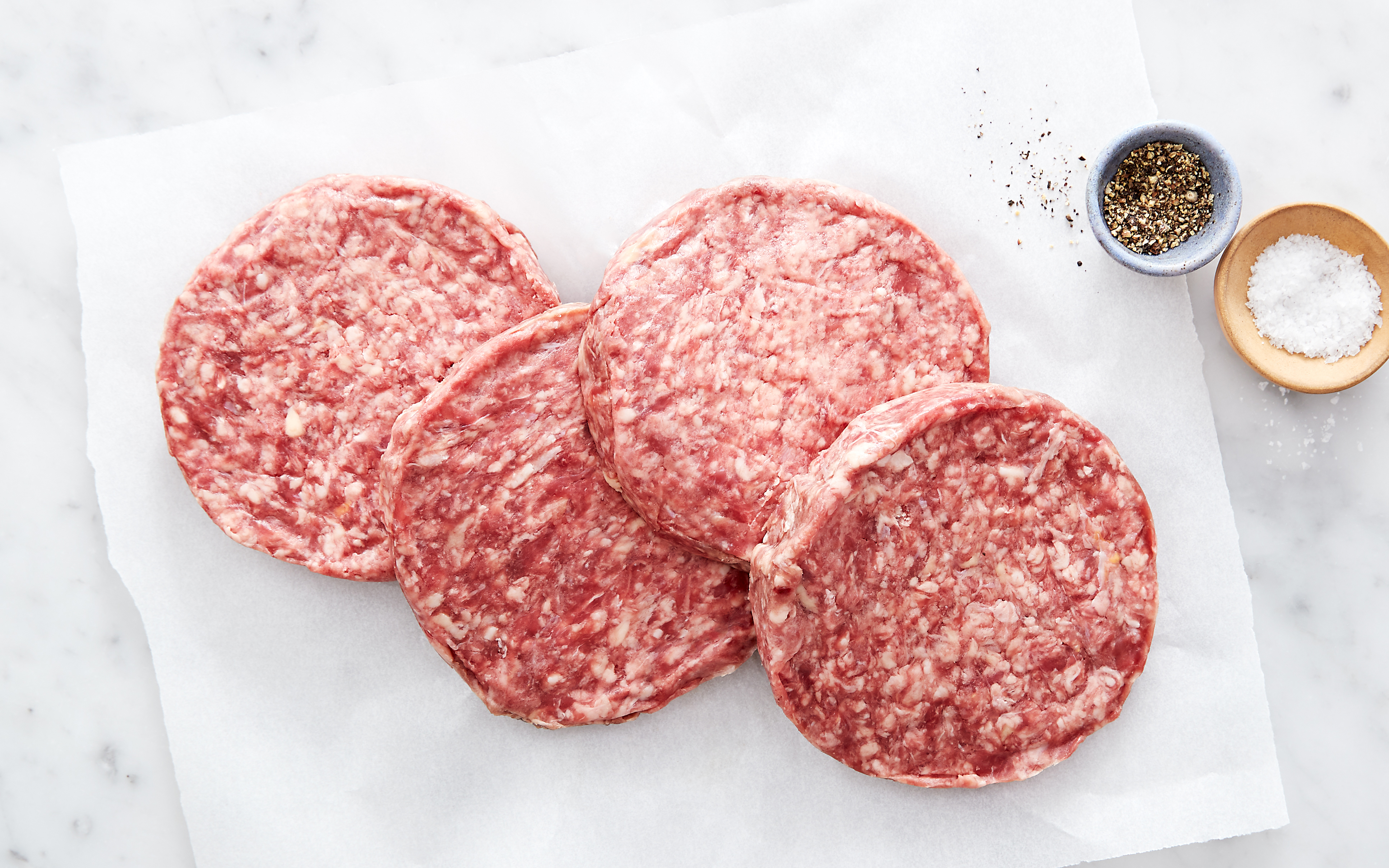 DryAged Burger Patties 4 count Cream Co. Meats Good Eggs