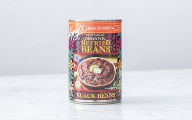Organic Low Sodium Vegetarian Refried Black Beans