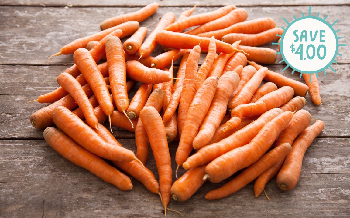 Bulk Organic Loose Nantes Carrots Full Belly Farm SF Bay Good Eggs