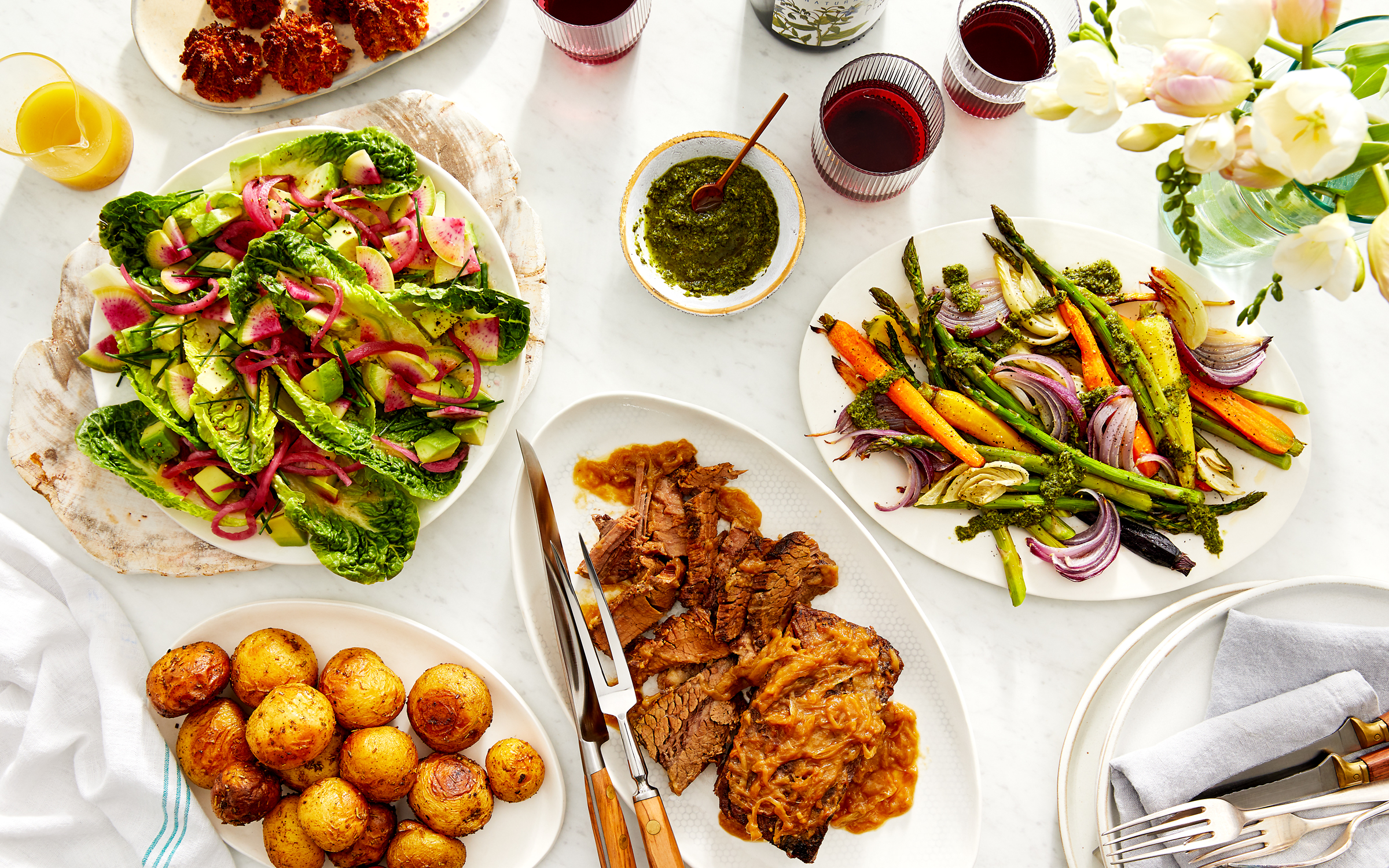 Passover Brisket Dinner 4 servings Good Eggs Meal Kits Good Eggs