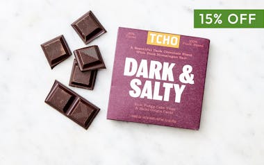 Organic Dark & Salty Dark Chocolate Bar
