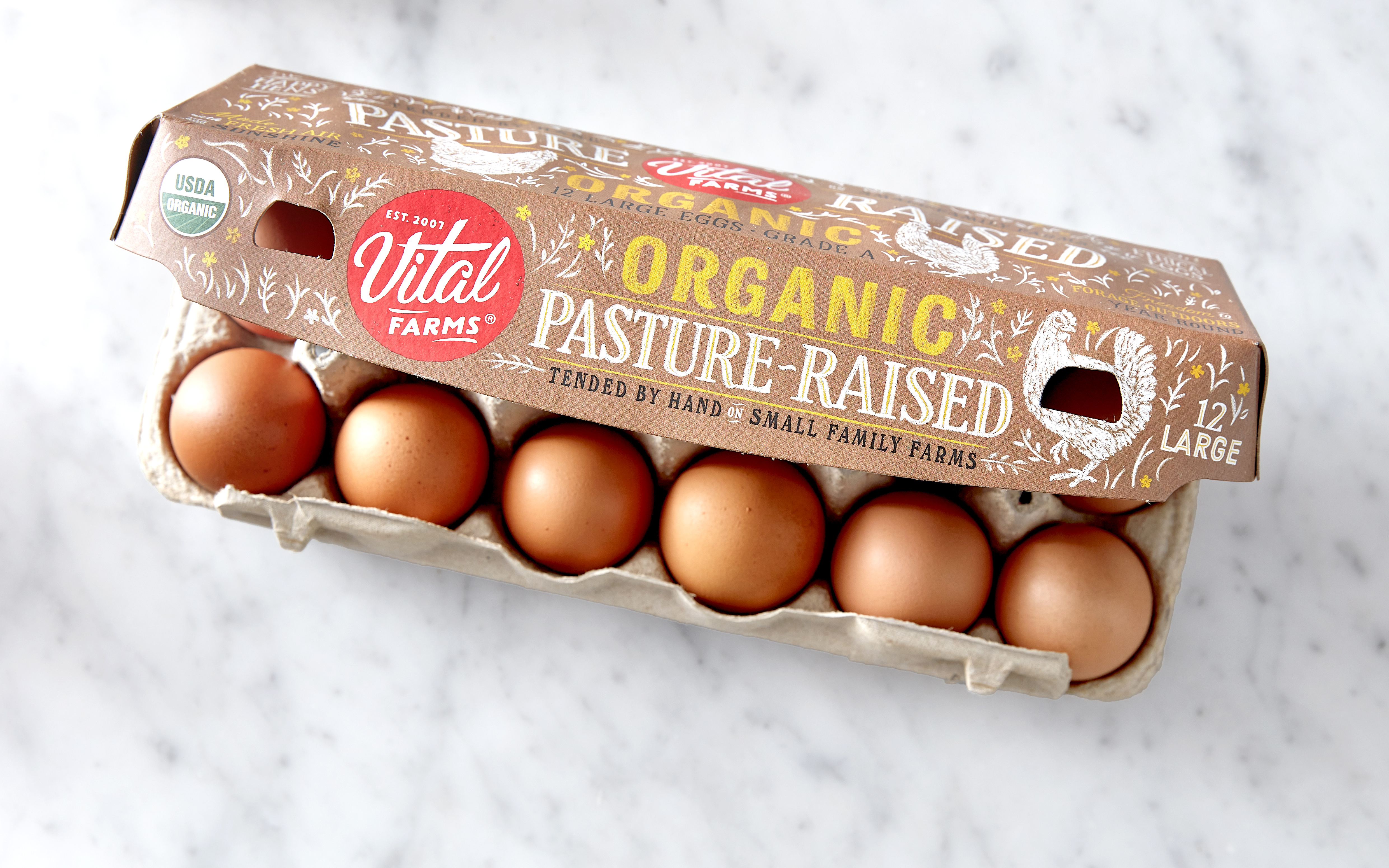 Organic Pasture Raised Eggs (Large) 1 dozen Vital Farms Good Eggs