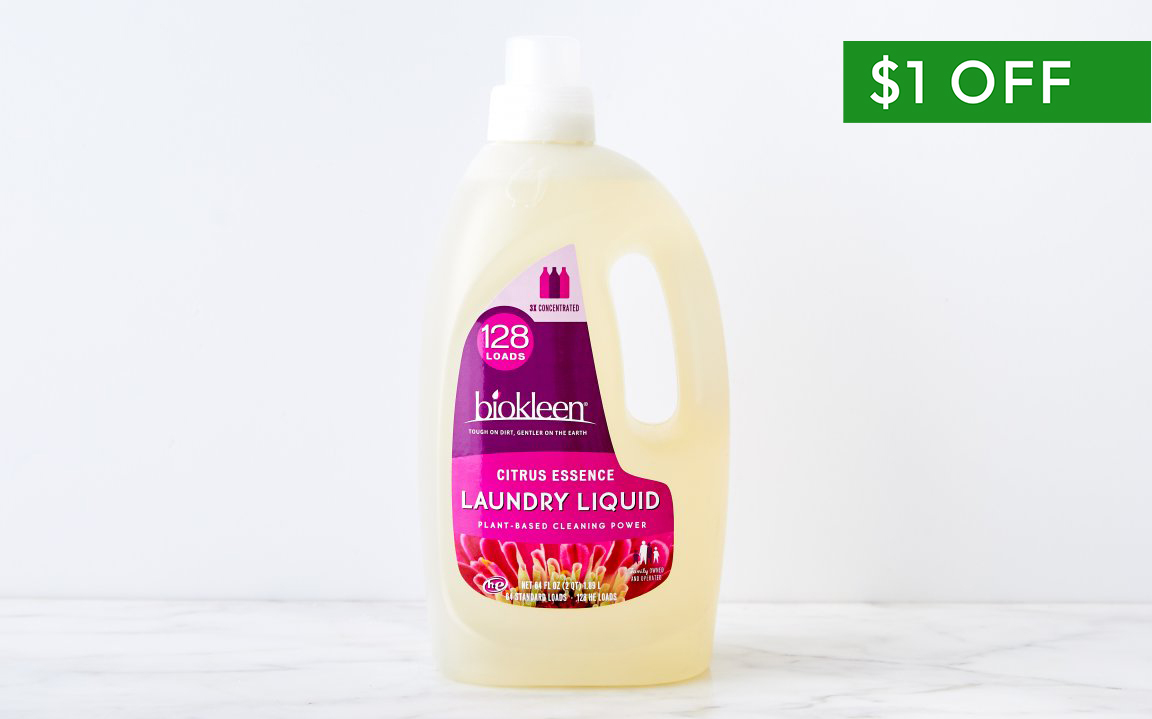 Citrus Essence Laundry Liquid 64 oz Biokleen Good Eggs