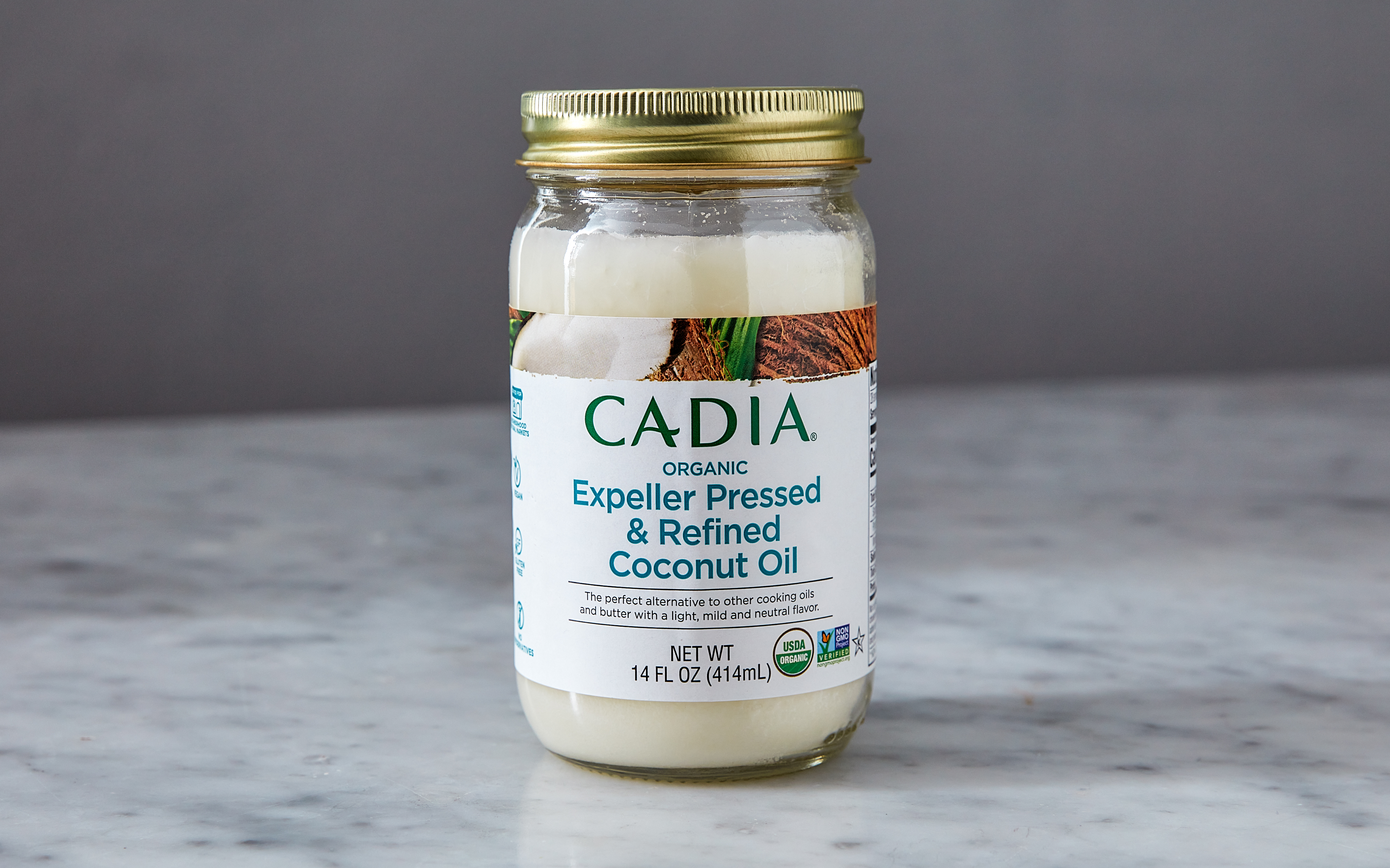 Organic Expeller Pressed & Refined Coconut Oil 14 oz Cadia Good Eggs