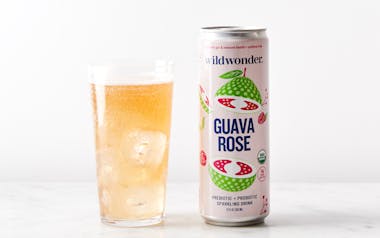 Guava Rose Sparkling Prebiotic + Probiotic Drink