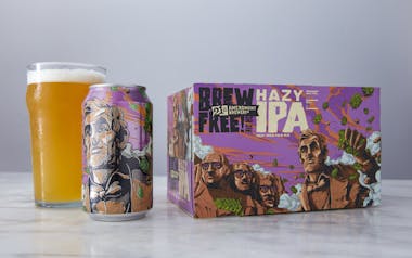 Brew Free! or Die Hazy IPA Cans
