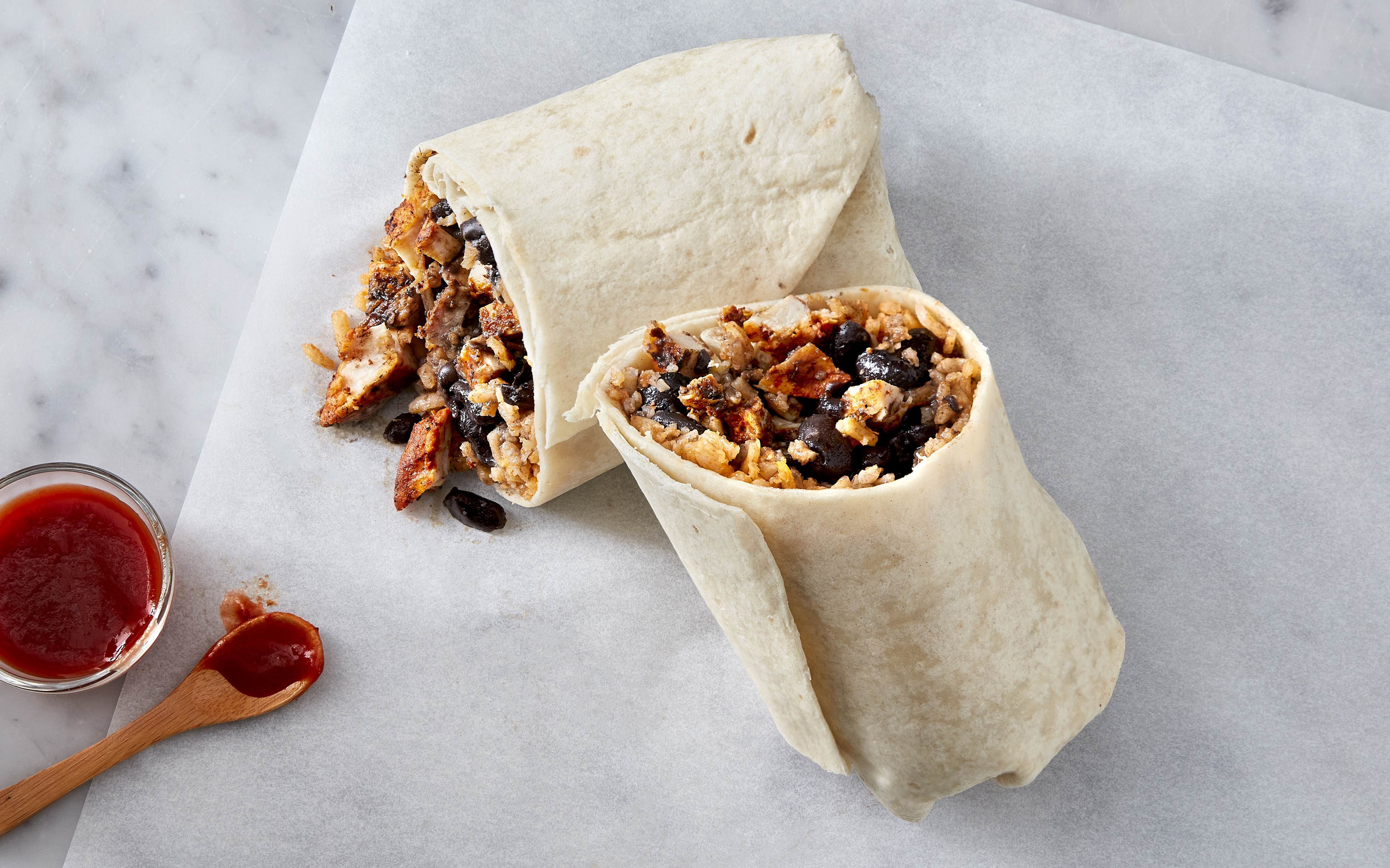 Pollo Asado Burrito 20 oz Papalote Mexican Grill Good Eggs