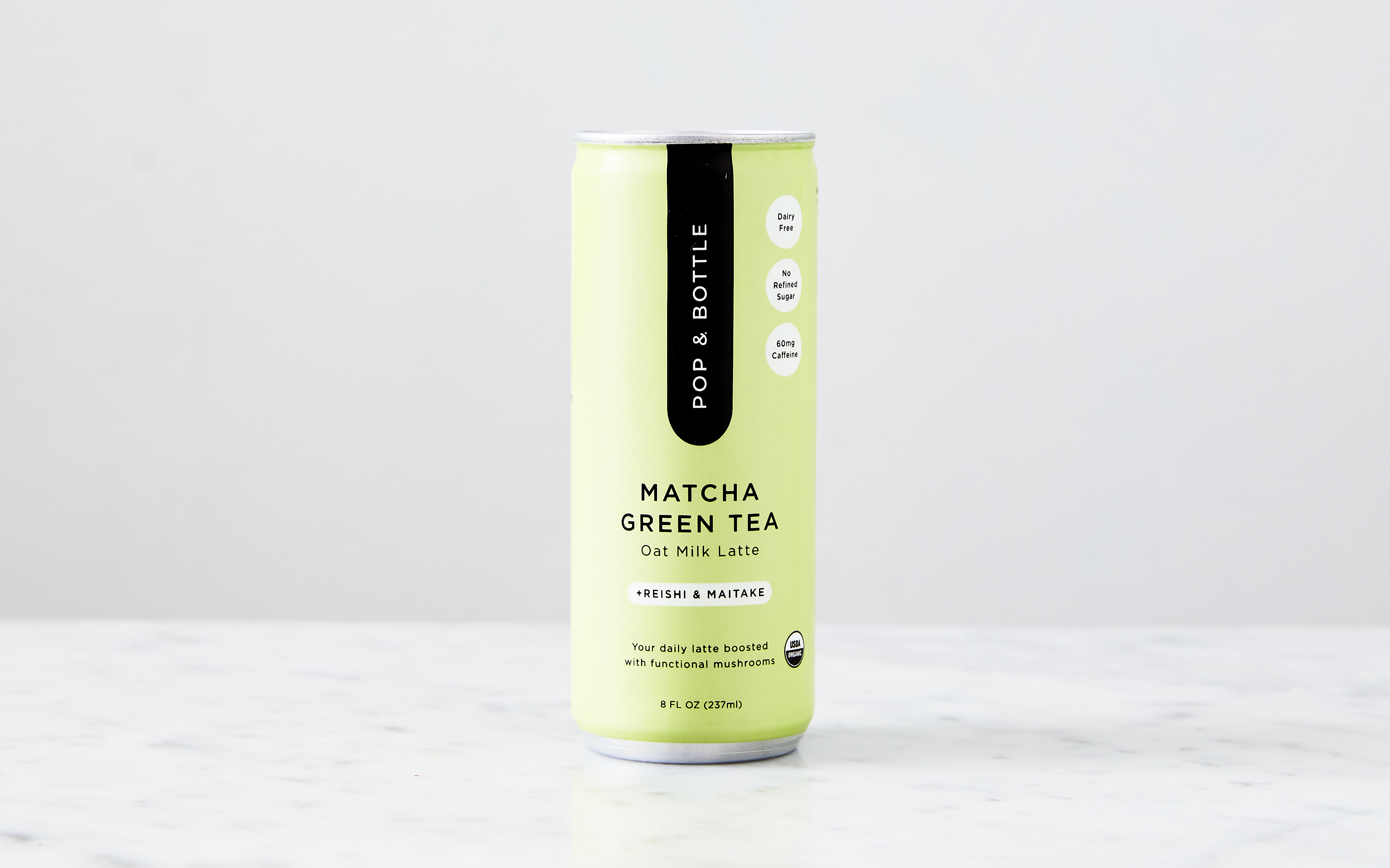 Matcha Green Tea Oat Milk Latte 8 oz Pop & Bottle Good Eggs