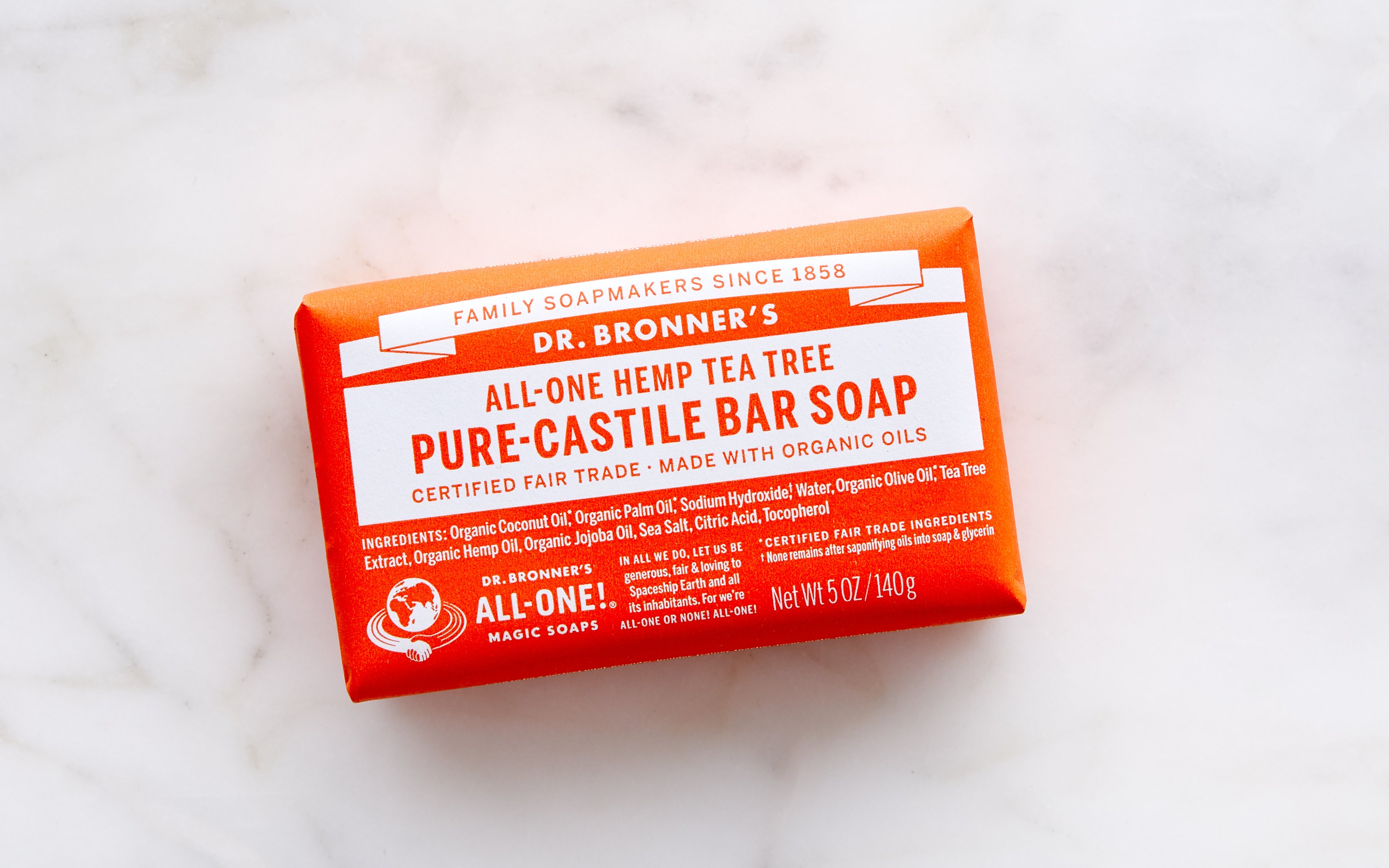 Organic Tea Tree Bar Soap 5 oz Dr. Bronner's Good Eggs