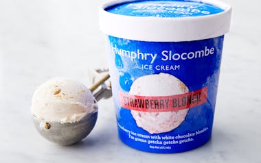 Strawberry Blondie Ice Cream